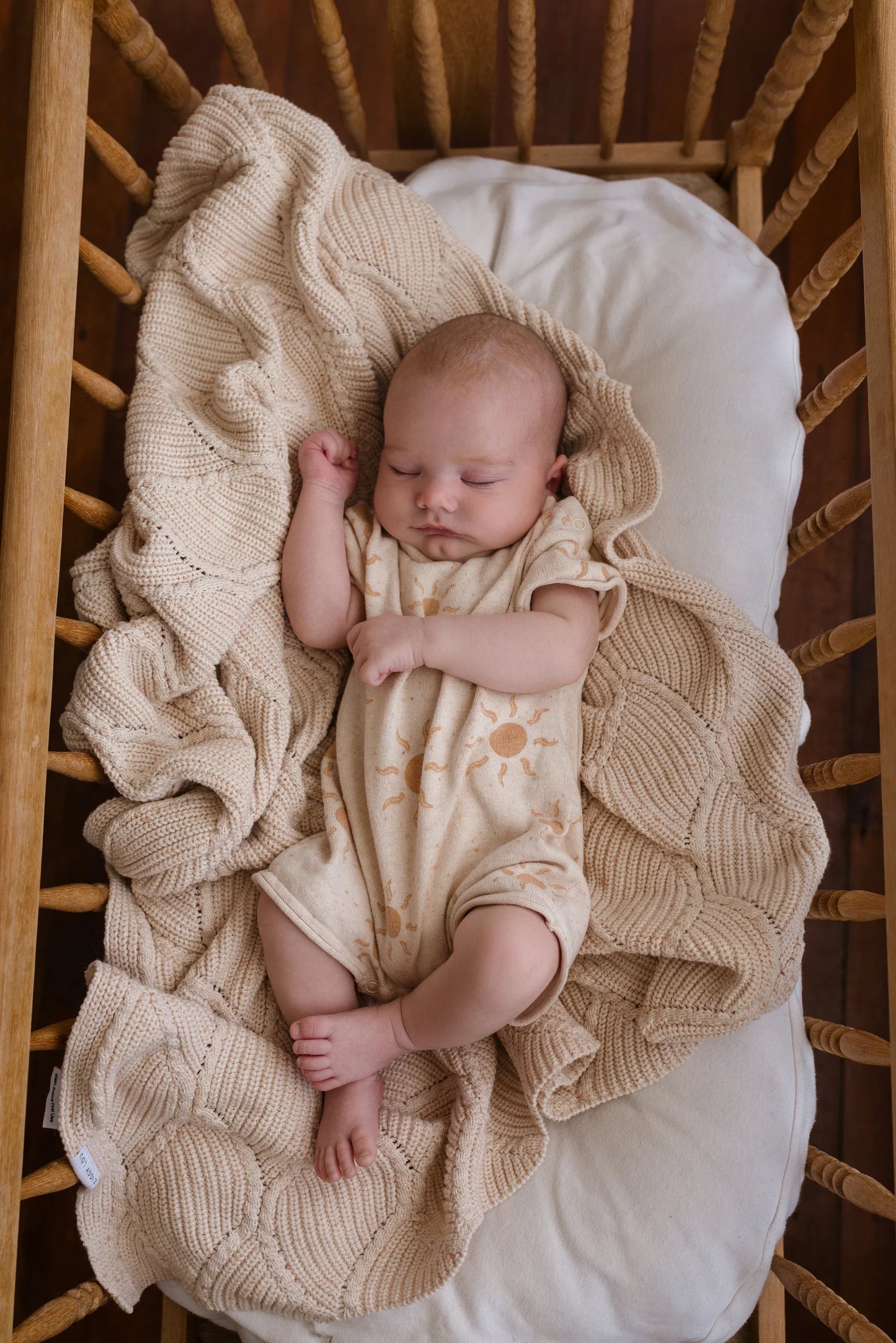 Ziggy Lou Blanket - Biscotti Fleck