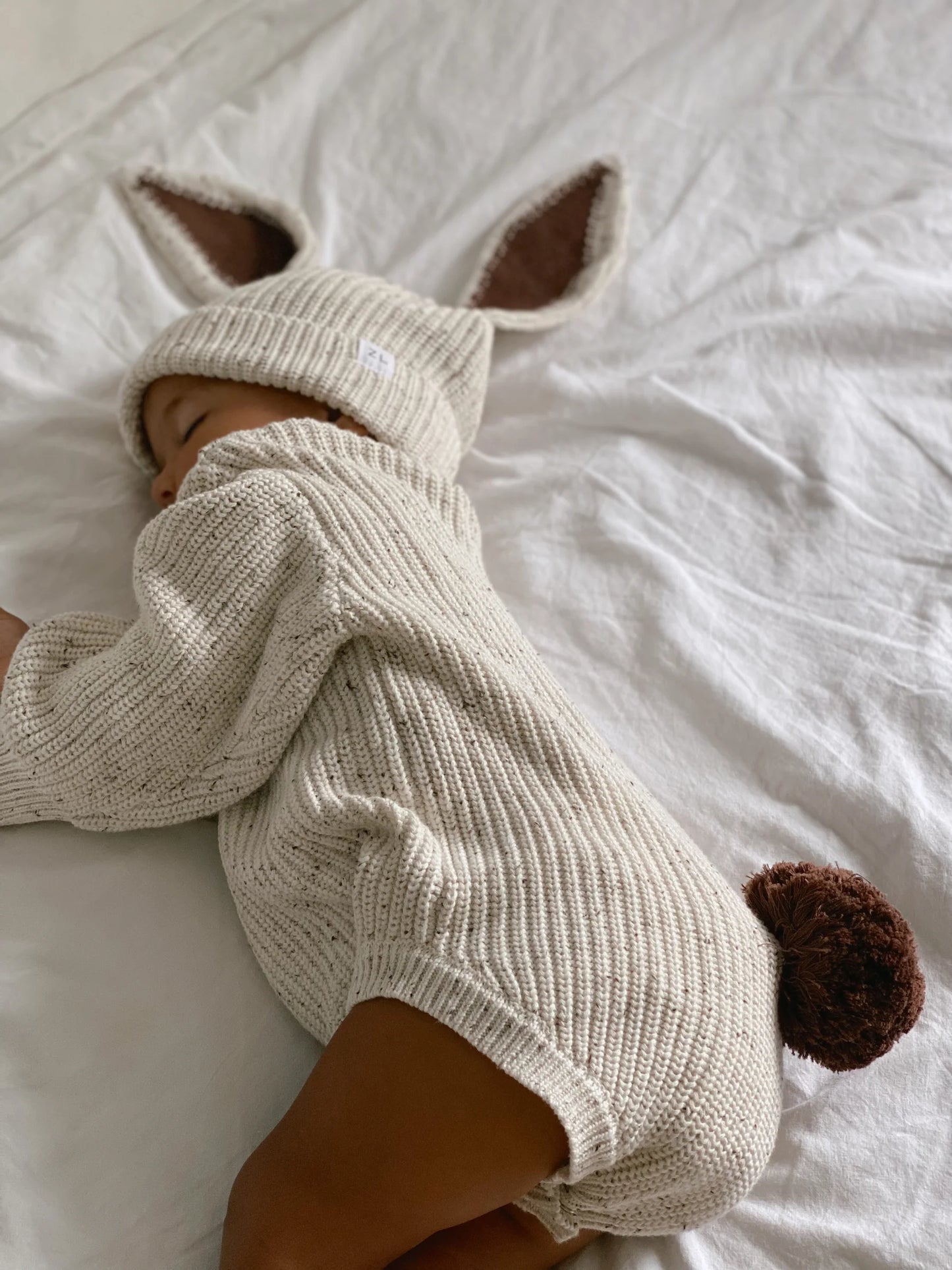Ziggy Lou Bubble Romper - Easter (Cocoa Fleck)