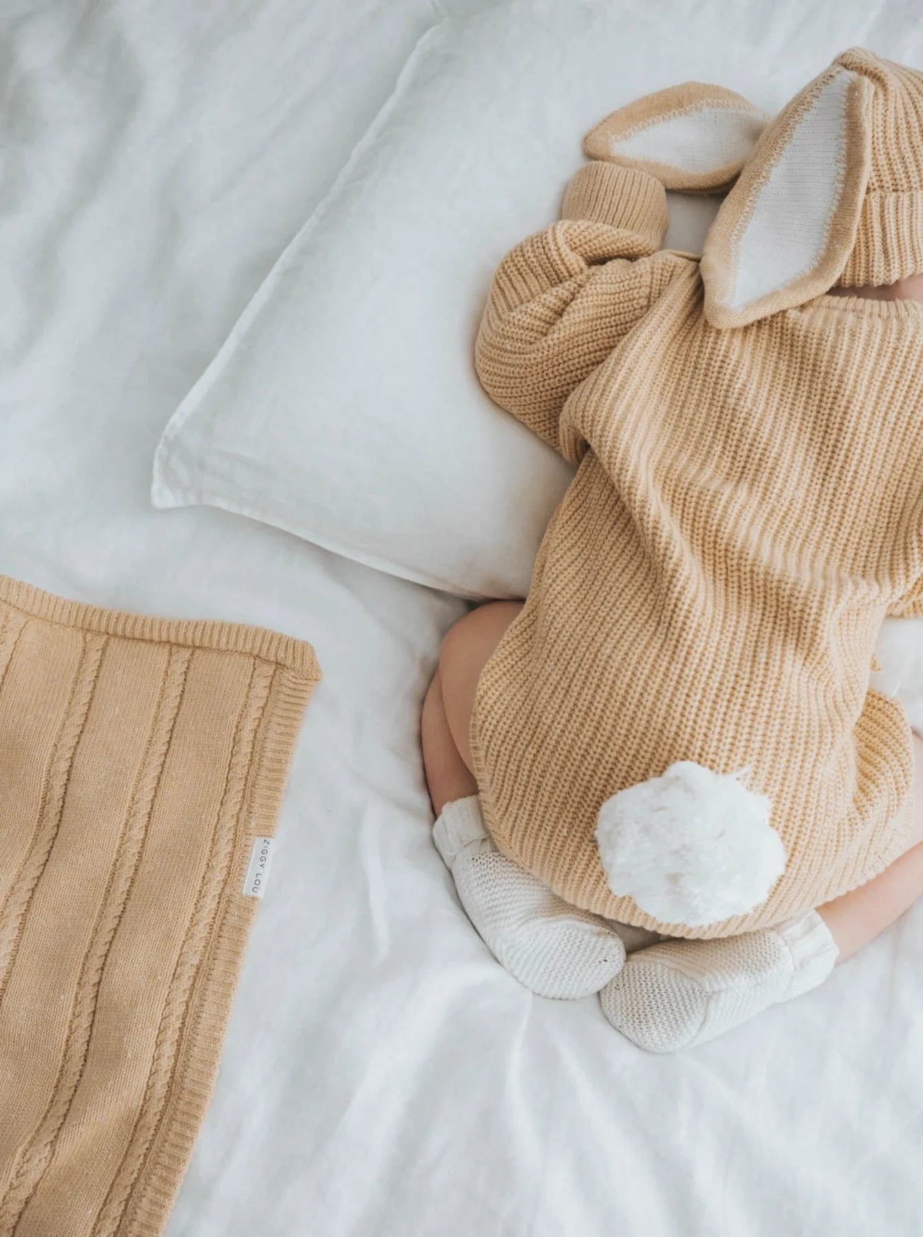 Ziggy Lou Bubble Romper - Easter (Sand Fleck)