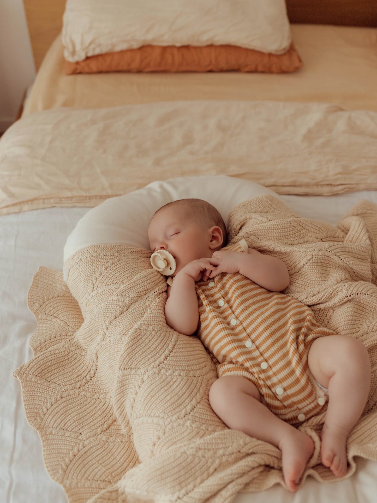 Ziggy Lou Summer Bubble Romper - Golden Stripes