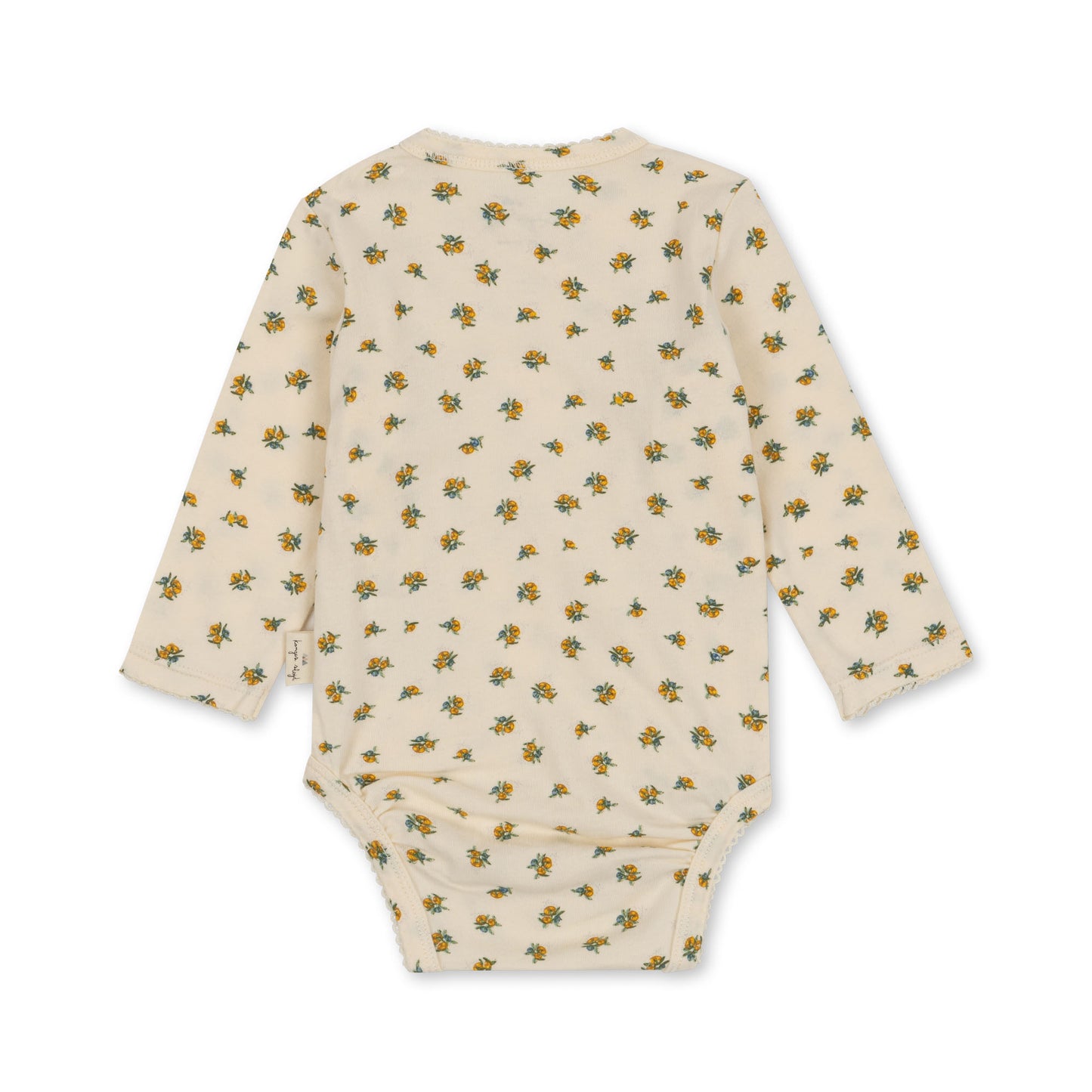 Konges Sløjd Basic Newborn Body Gots - Peonia Limone