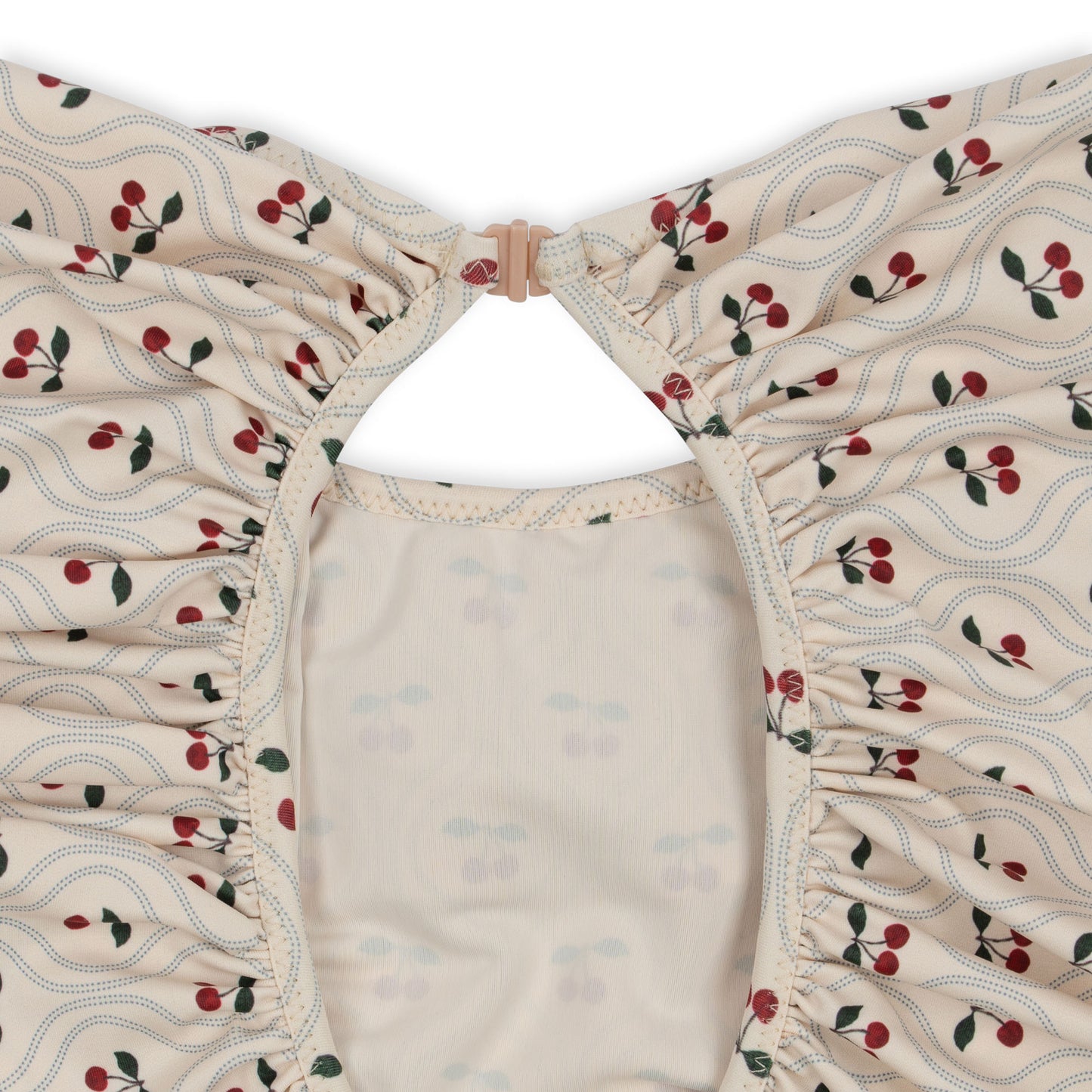 Konges Sløjd Manuca Long Sleeved Swimsuit - Cherry Motif