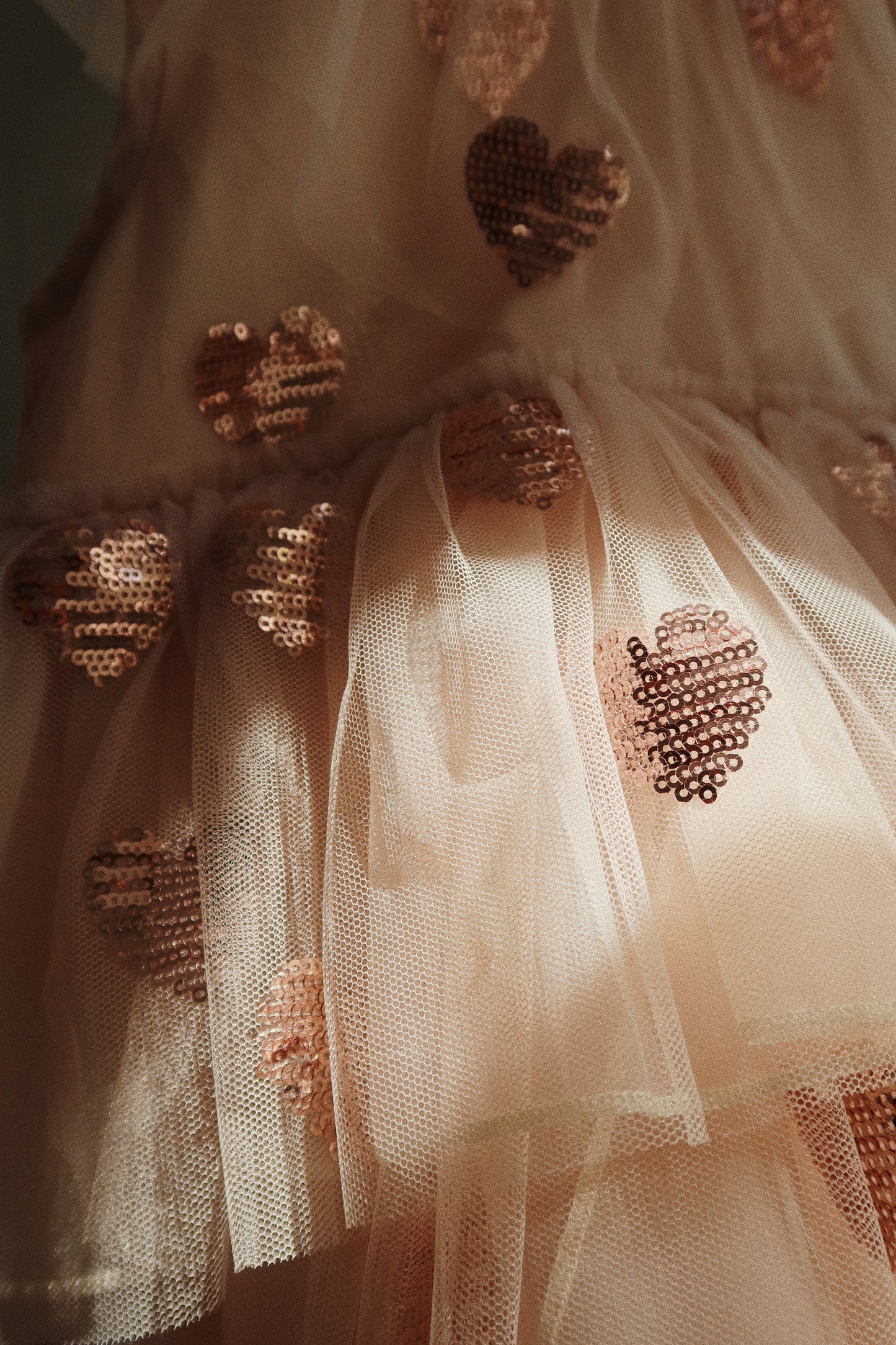 konges Sløjd Yvonne Heart Sequins Dress - Coeur Sequins