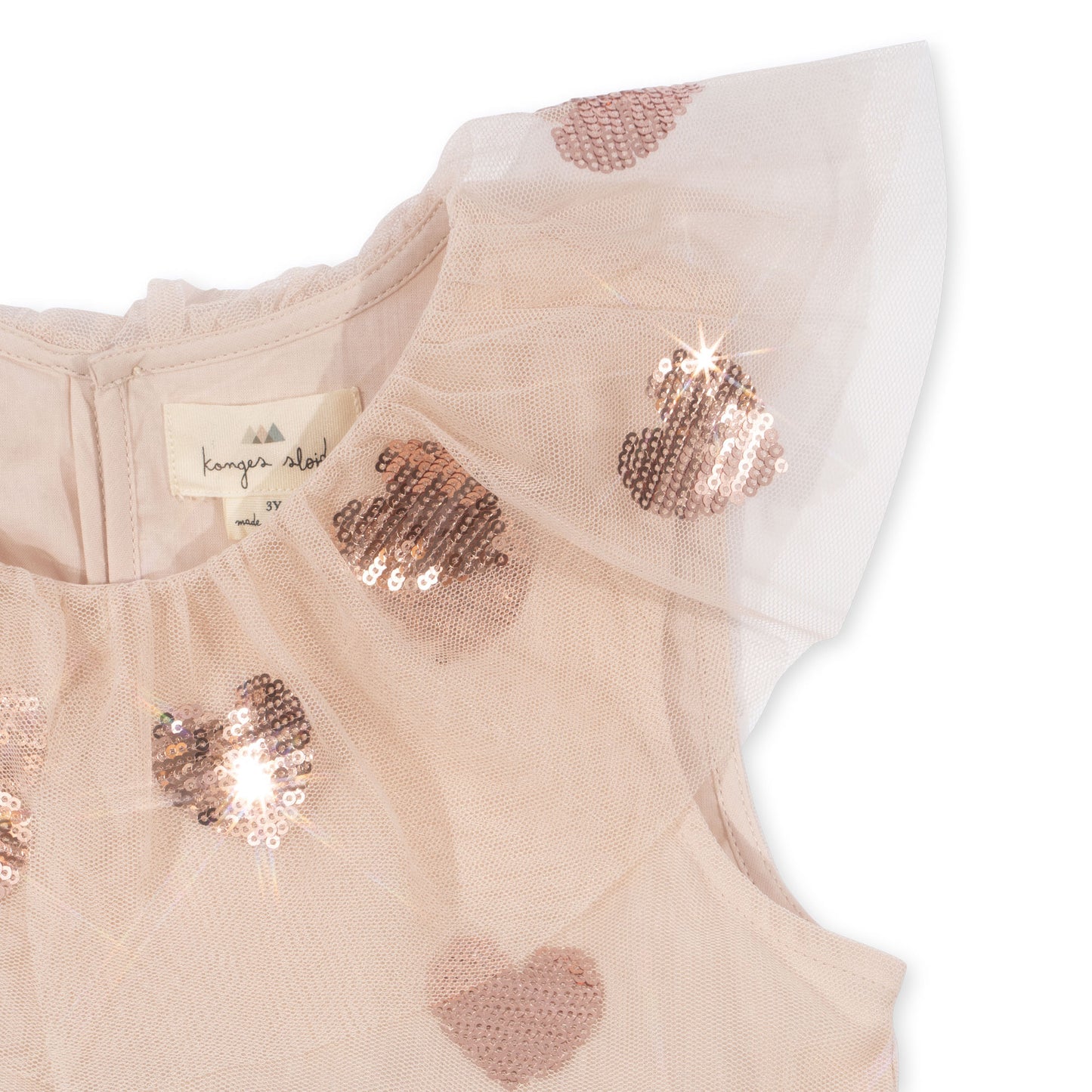 konges Sløjd Yvonne Heart Sequins Dress - Coeur Sequins