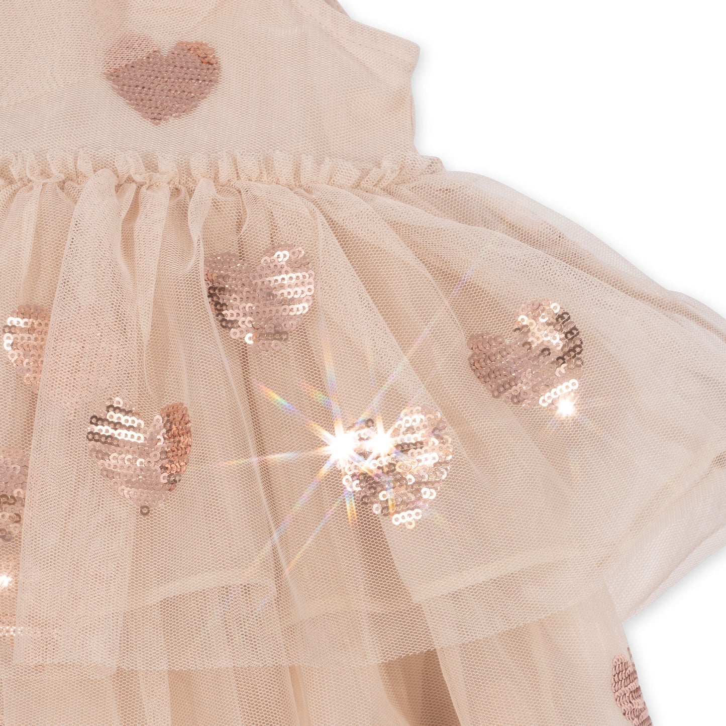 konges Sløjd Yvonne Heart Sequins Dress - Coeur Sequins