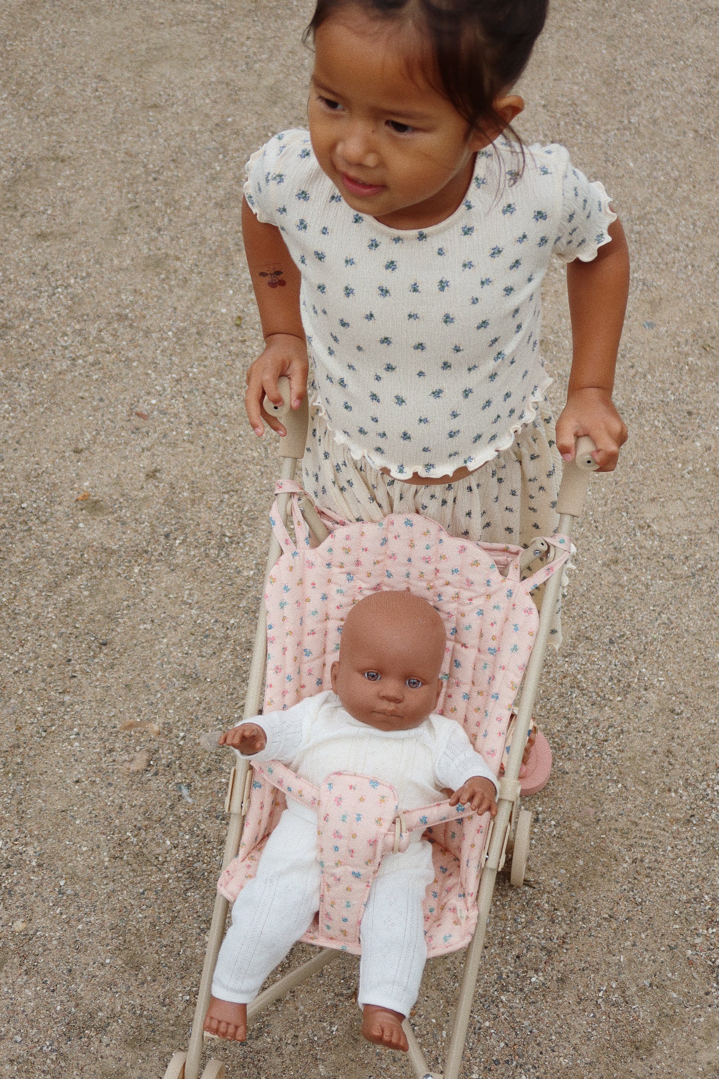 Konges Sløjd Doll Stroller - Bloomie Blush