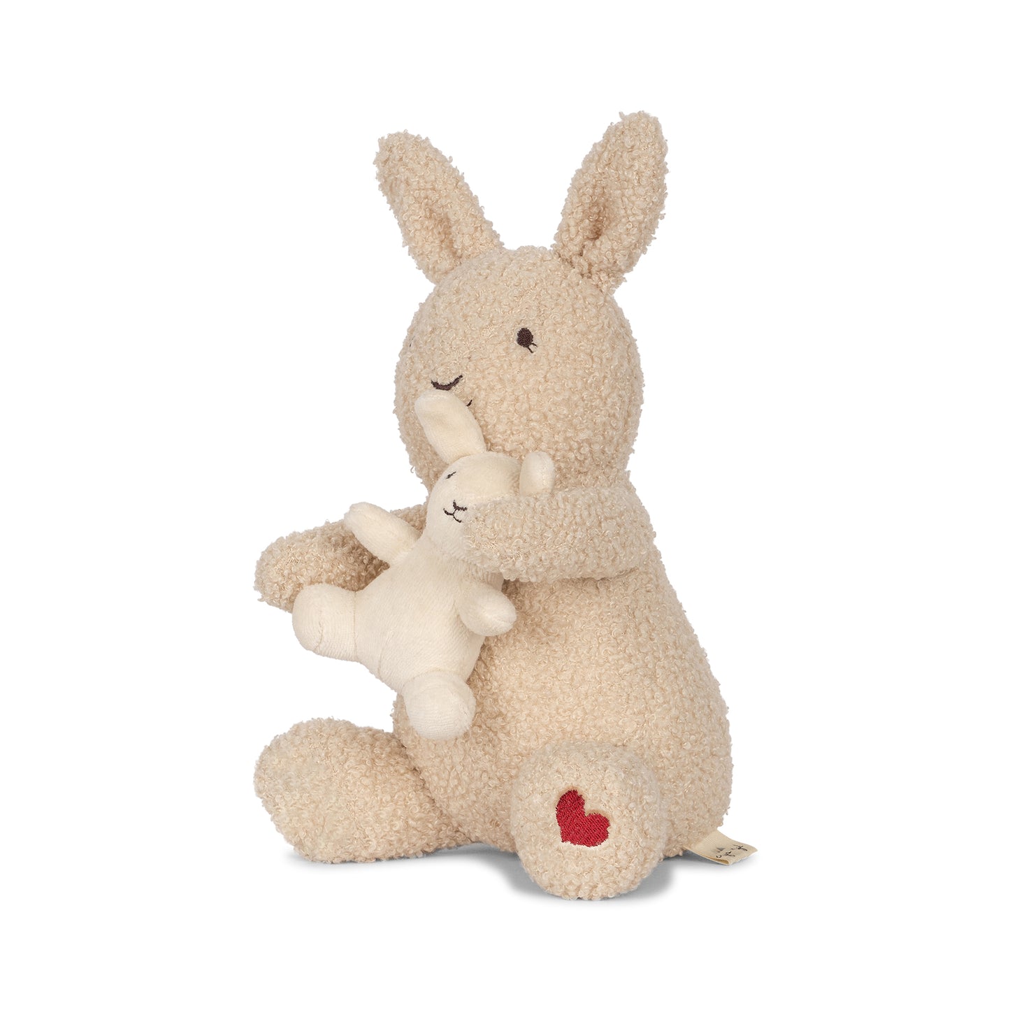 Konges Sløjd activity music teddy bunny toy - beige