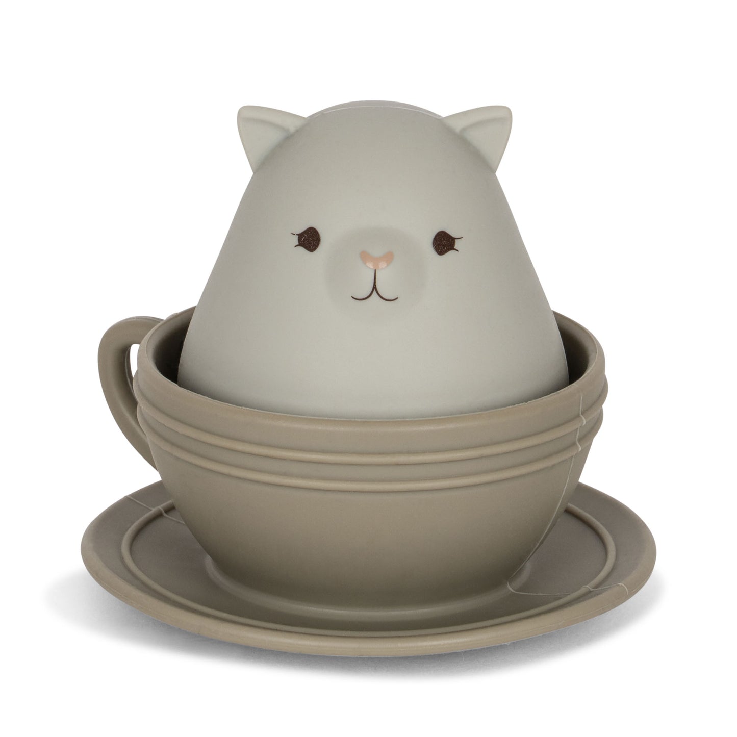 Konges Sløjd silicone bath toy cup set - stone mix