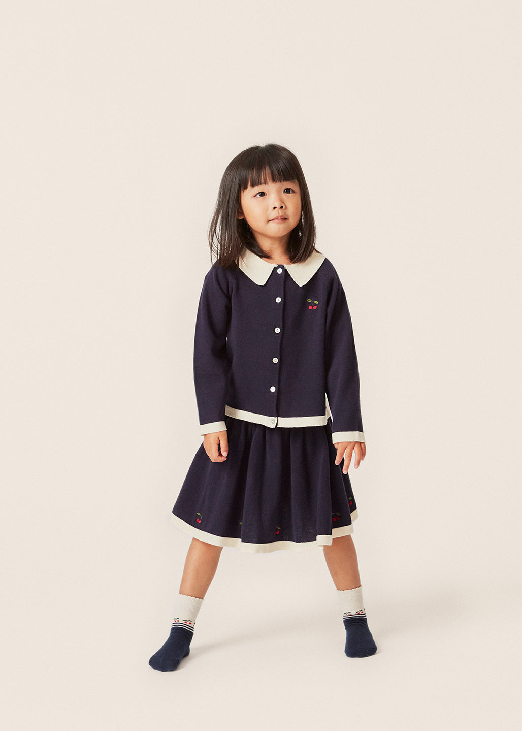 Konges Sløjd Venton Knit Cardigan - Navy