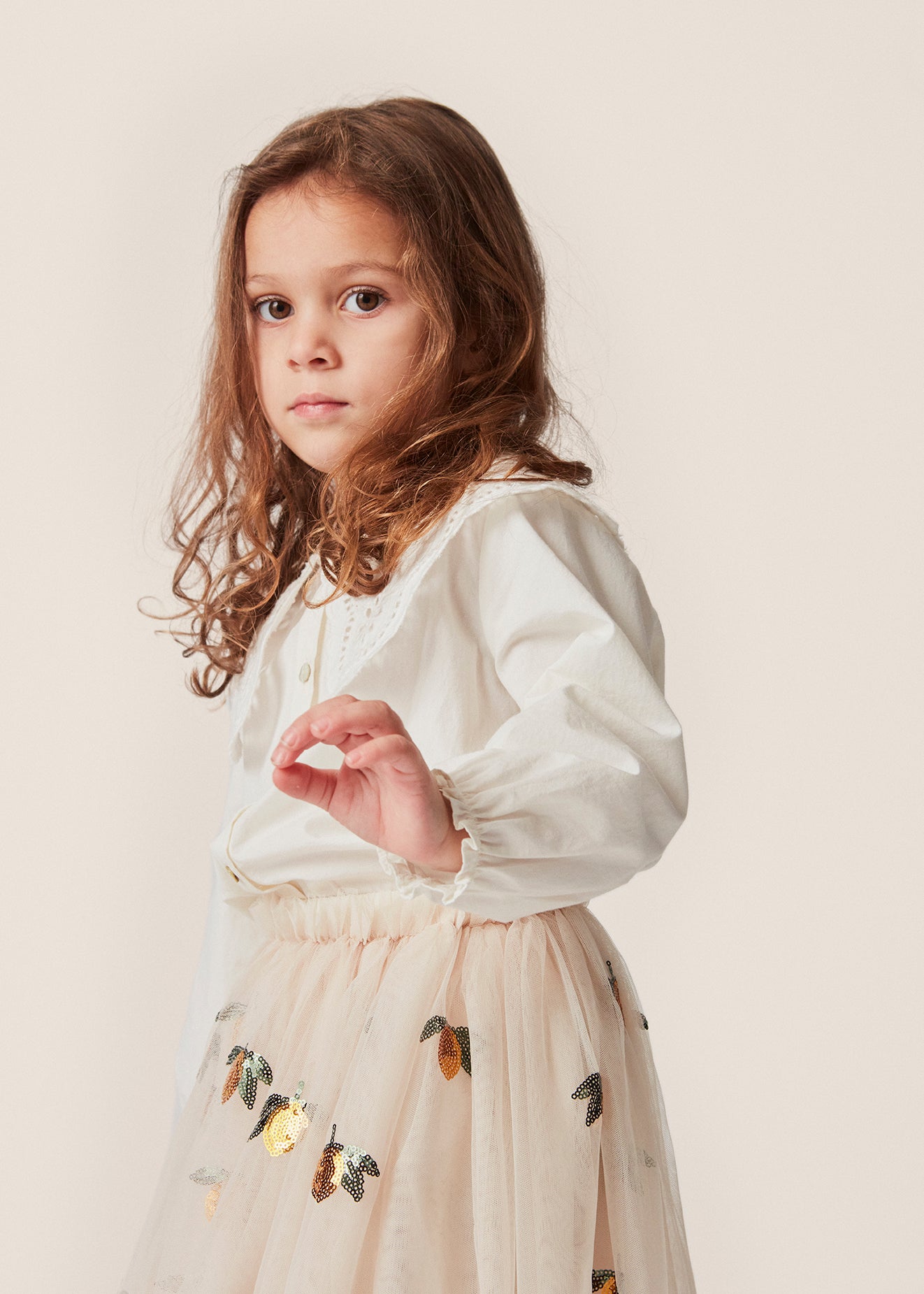 Konges Sløjd Yvonne Skirt - Lemon Sequin
