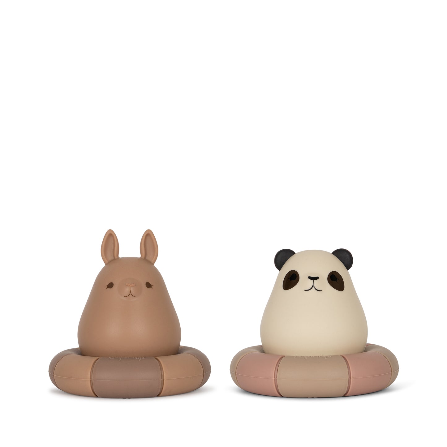 Konges Sløjd 2 Pack Silicone Swim Ring Bath Toys - Blush Mix