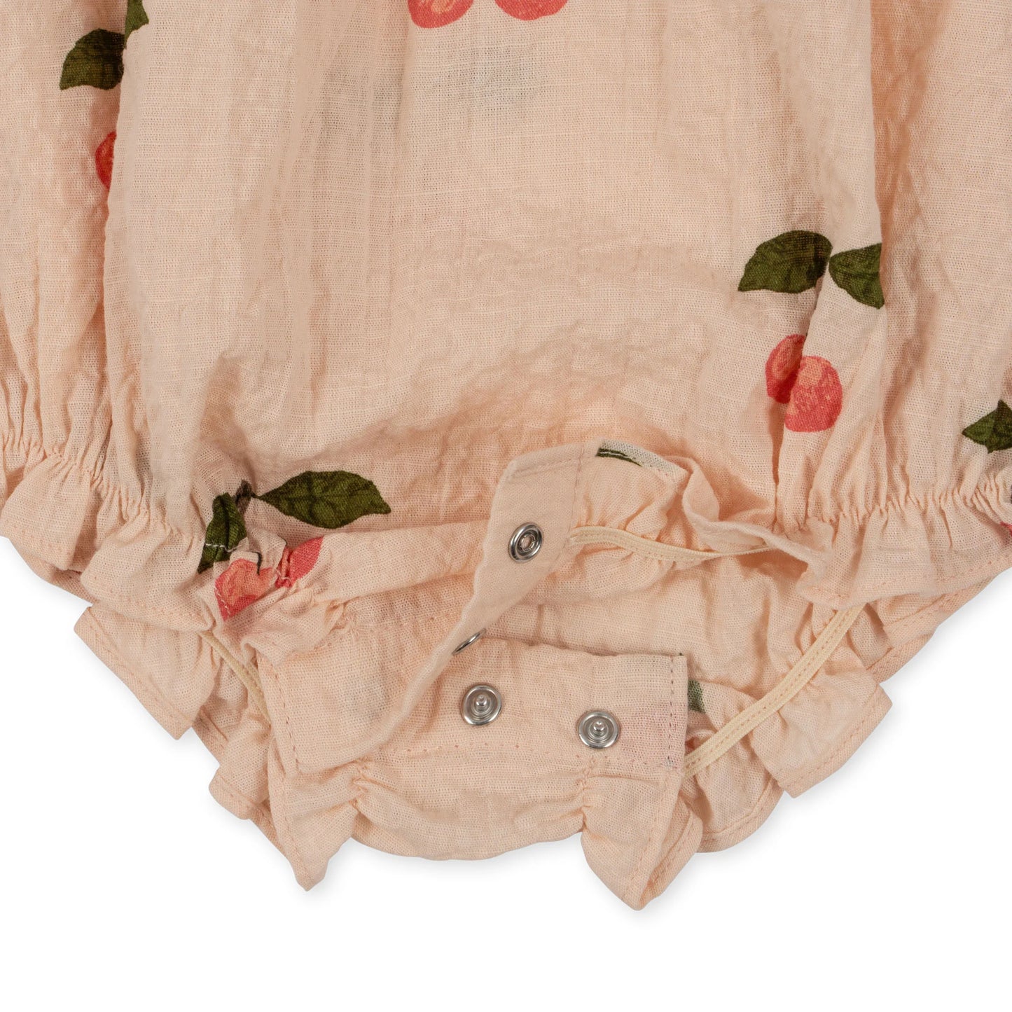 Konges Sløjd Vida Puff Sleeve Romper Gots - Ma Grande Cerise Pink
