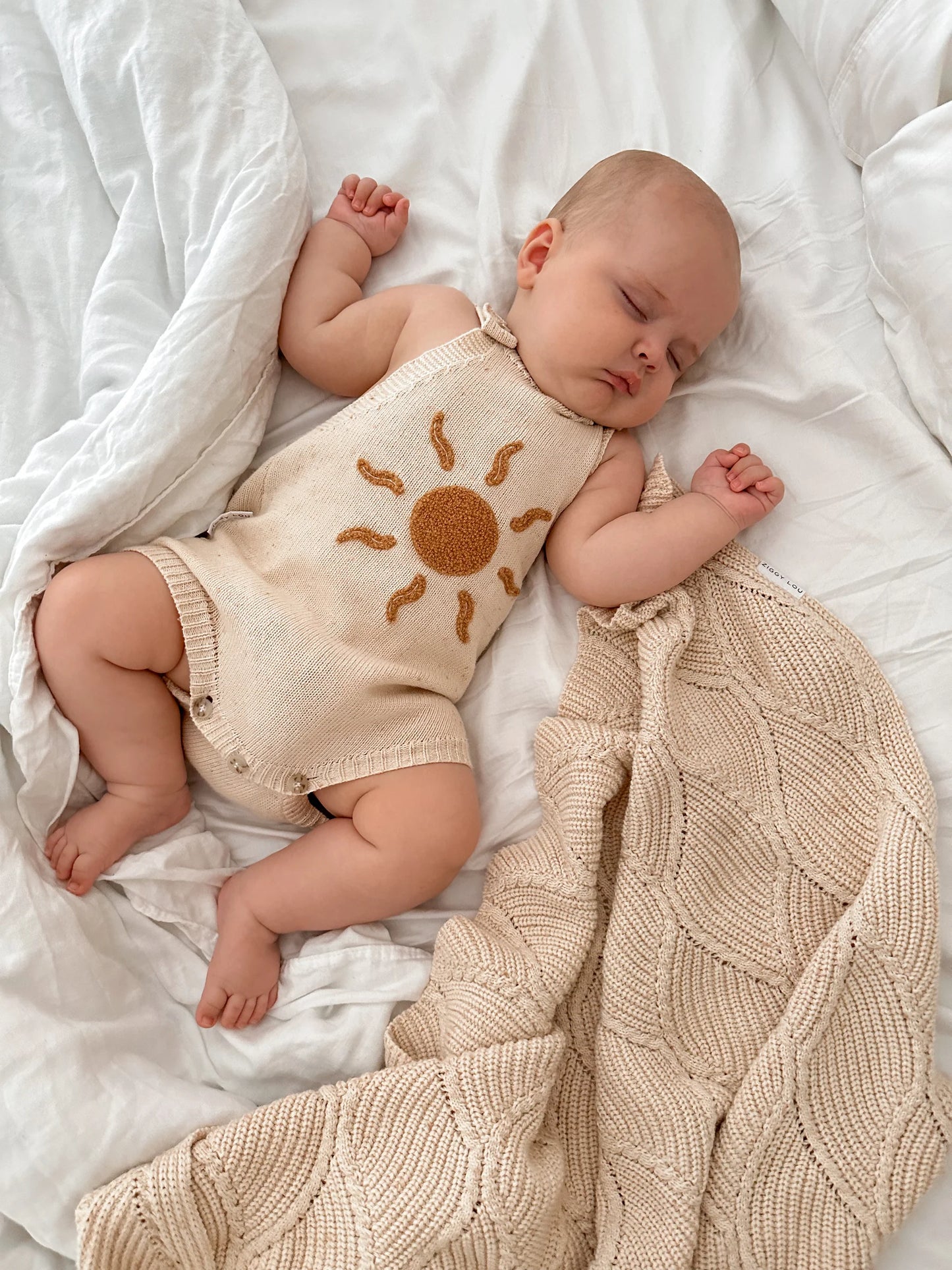 Ziggy Lou Blanket - Biscotti Fleck