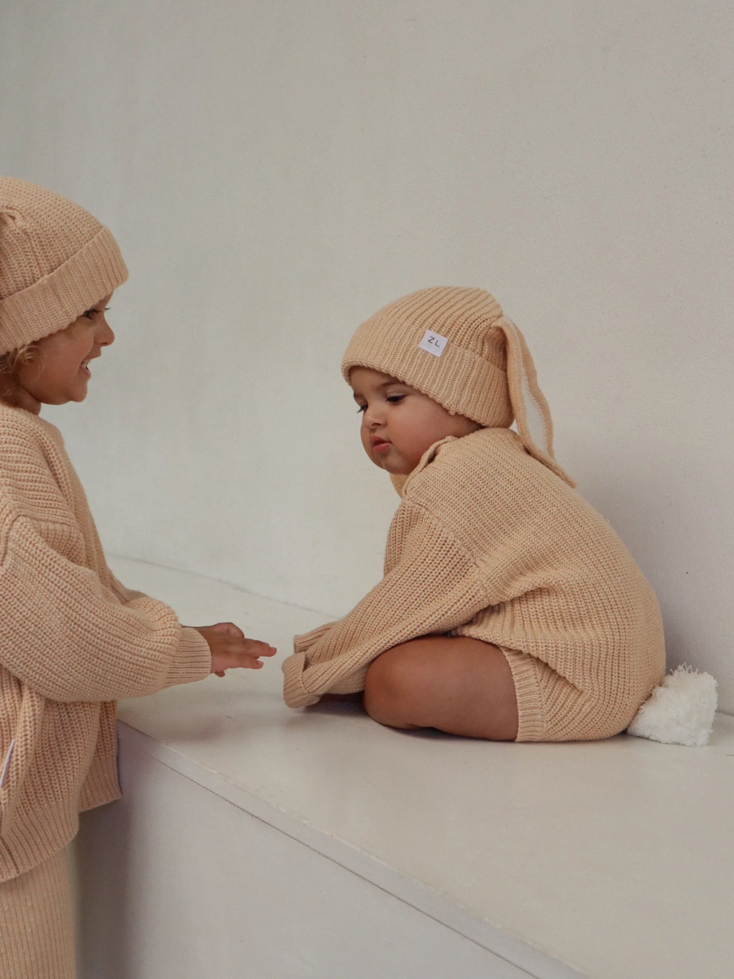 Ziggy Lou Bubble Romper - Easter (Sand Fleck)