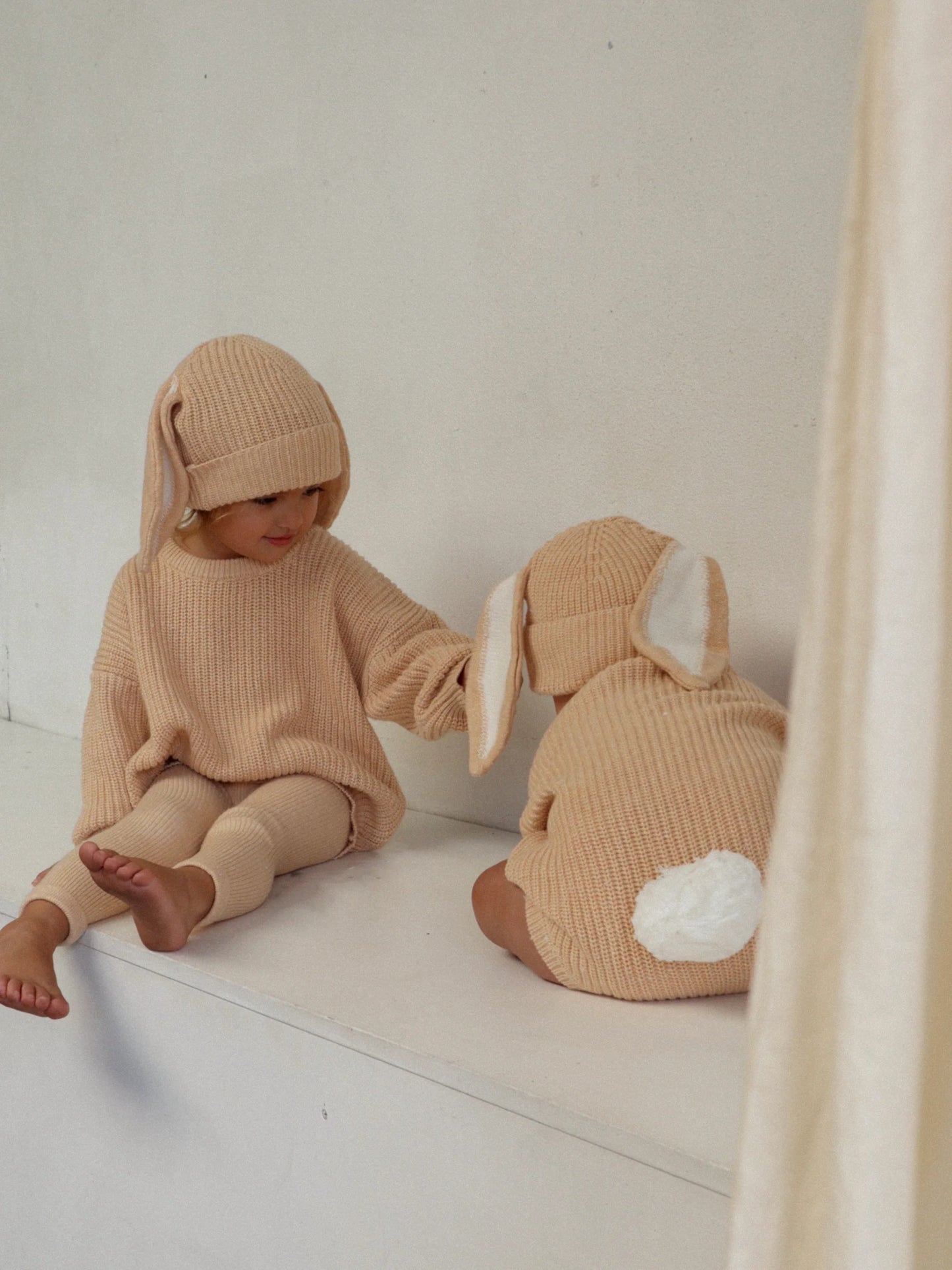 Ziggy Lou Bubble Romper - Easter (Sand Fleck)