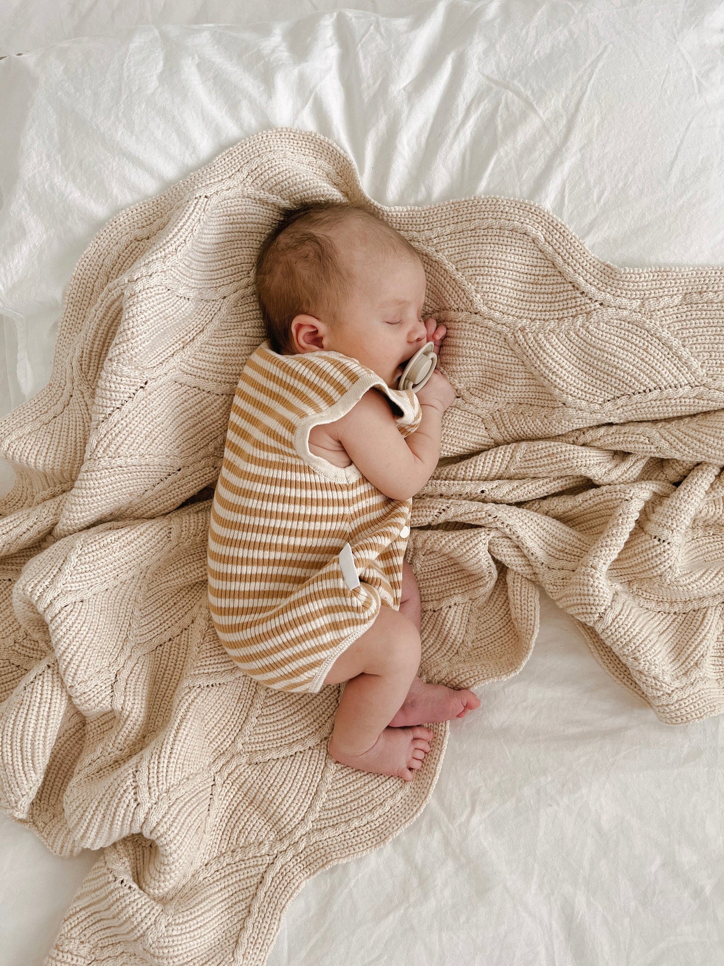 Ziggy Lou Blanket - Biscotti Fleck