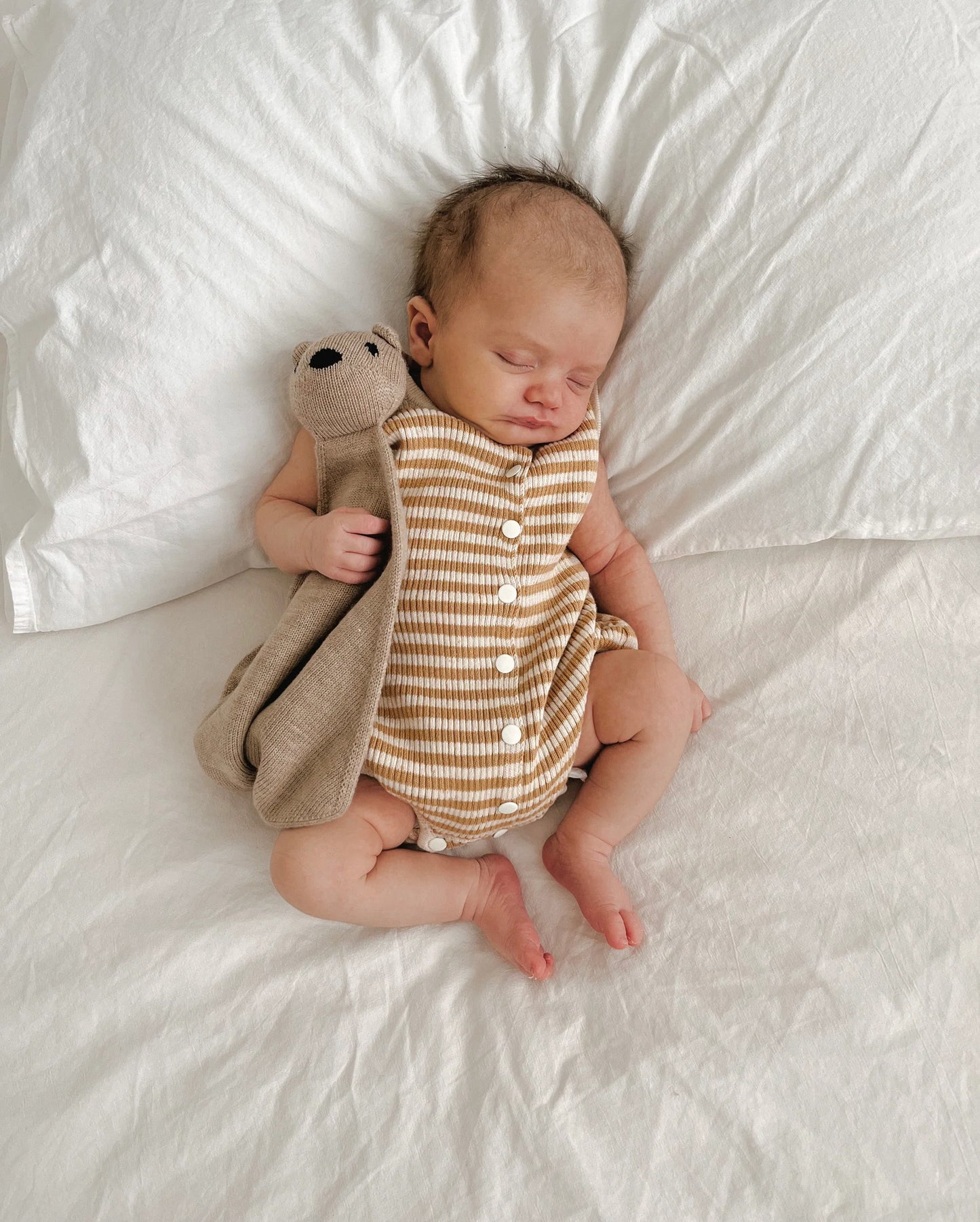 Ziggy Lou Summer Bubble Romper - Golden Stripes