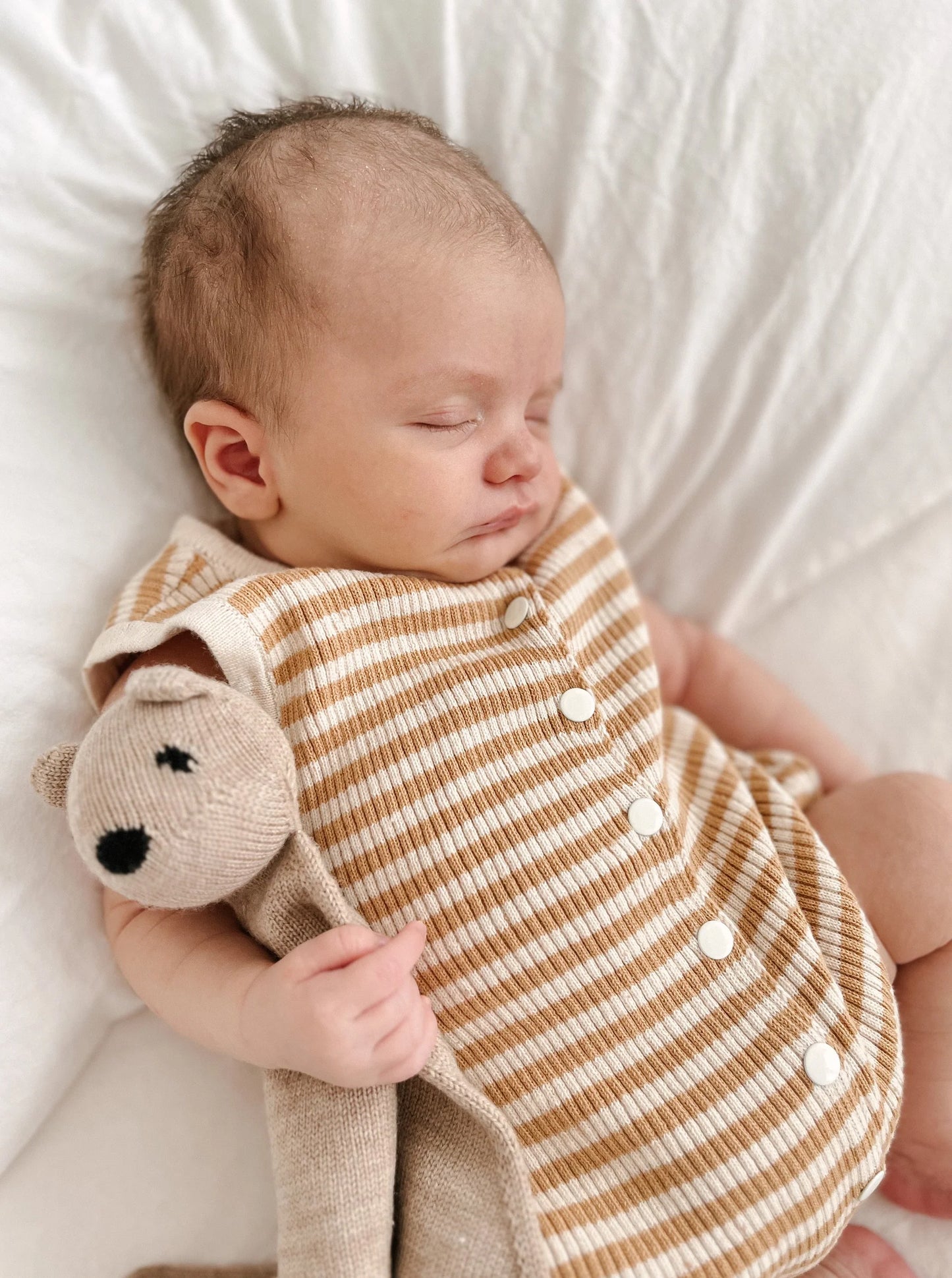 Ziggy Lou Summer Bubble Romper - Golden Stripes