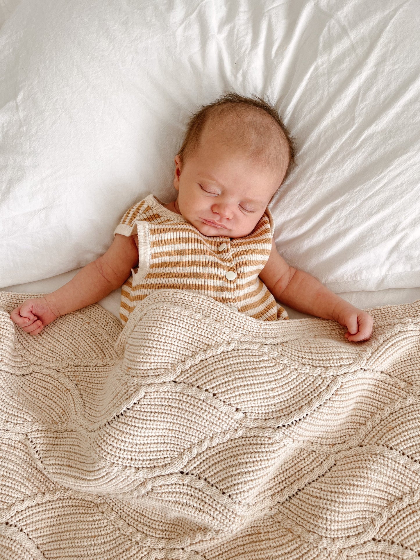 Ziggy Lou Summer Bubble Romper - Golden Stripes