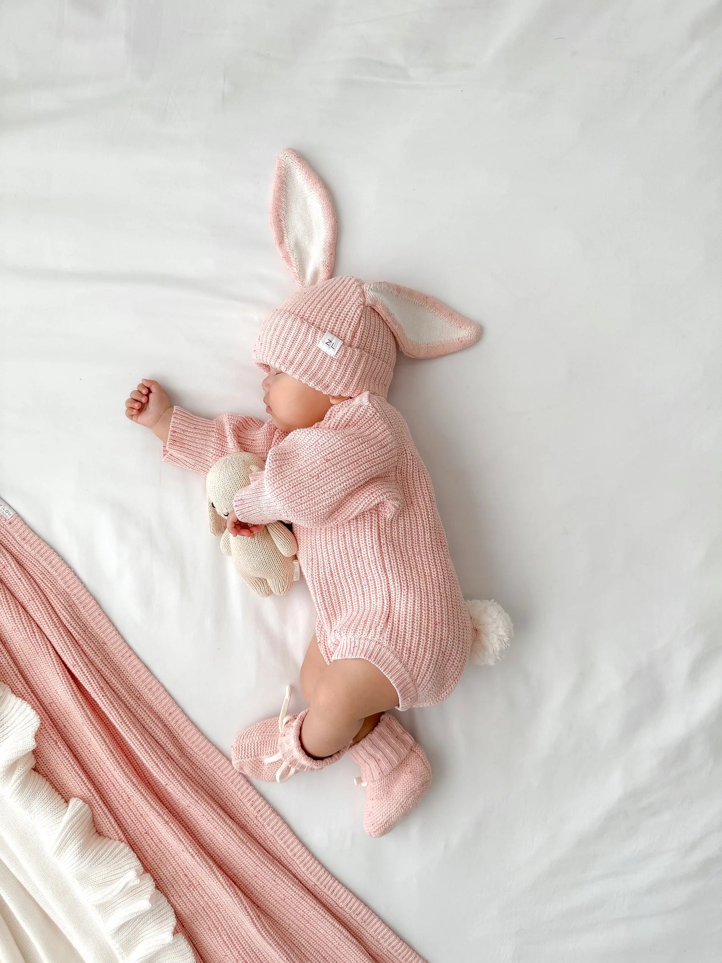 Ziggy Lou Bubble Romper - Easter (Berry Fleck)