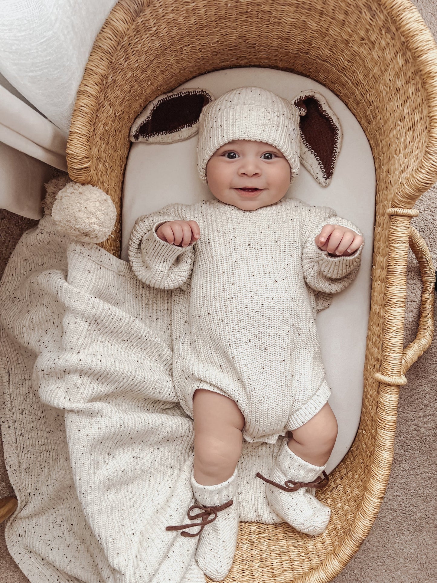 Ziggy Lou Beanie - Easter (Cocoa Fleck)
