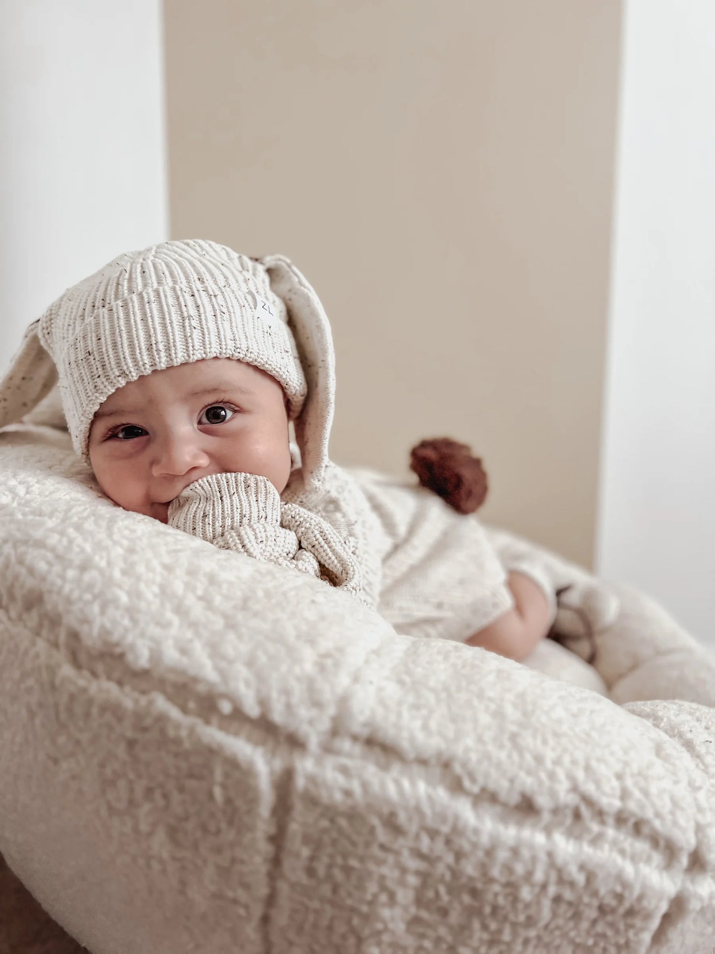 Ziggy Lou Bubble Romper - Easter (Cocoa Fleck)