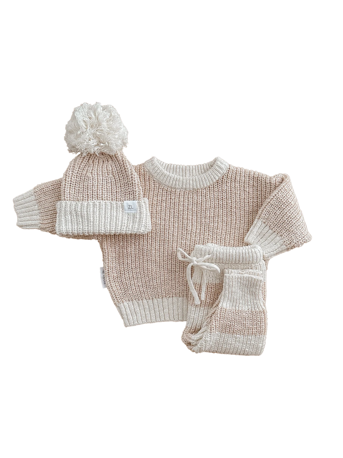 Ziggy Lou Jumper - Two tone Petal
