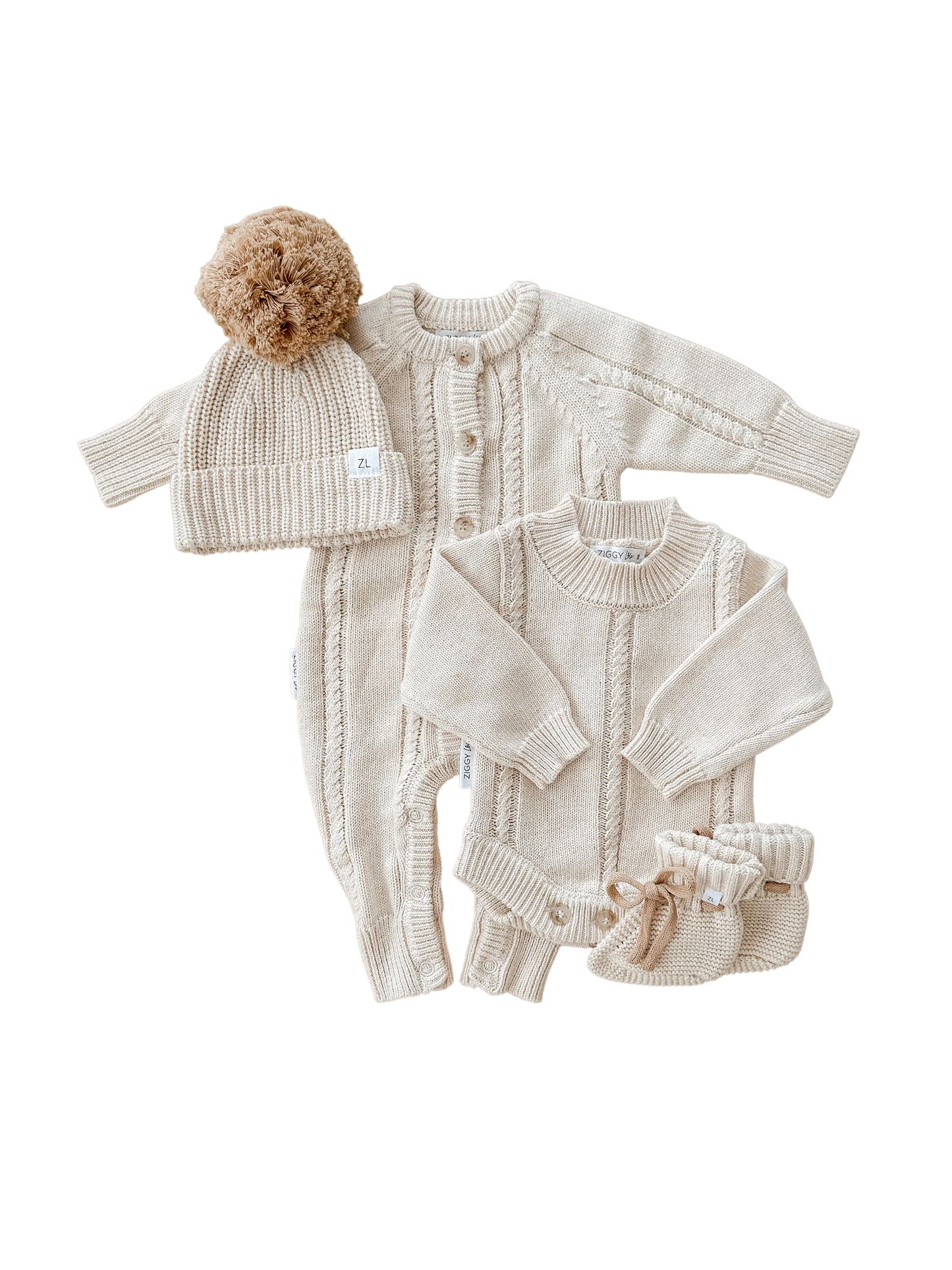 Ziggy Lou Beanie - Biscotti Fleck