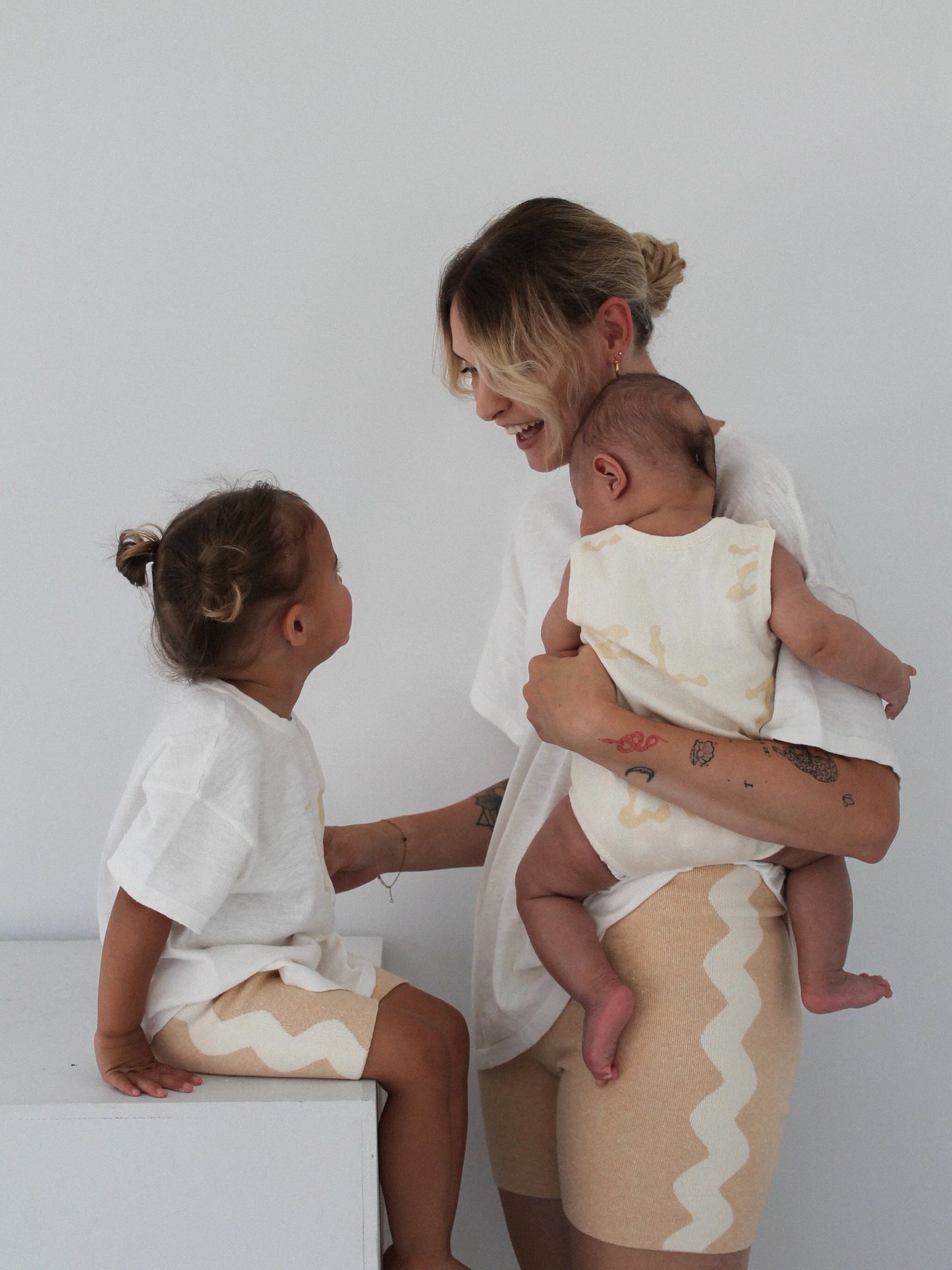 Ziggy Lou Bike Shorts - Sand Fleck (Kids)