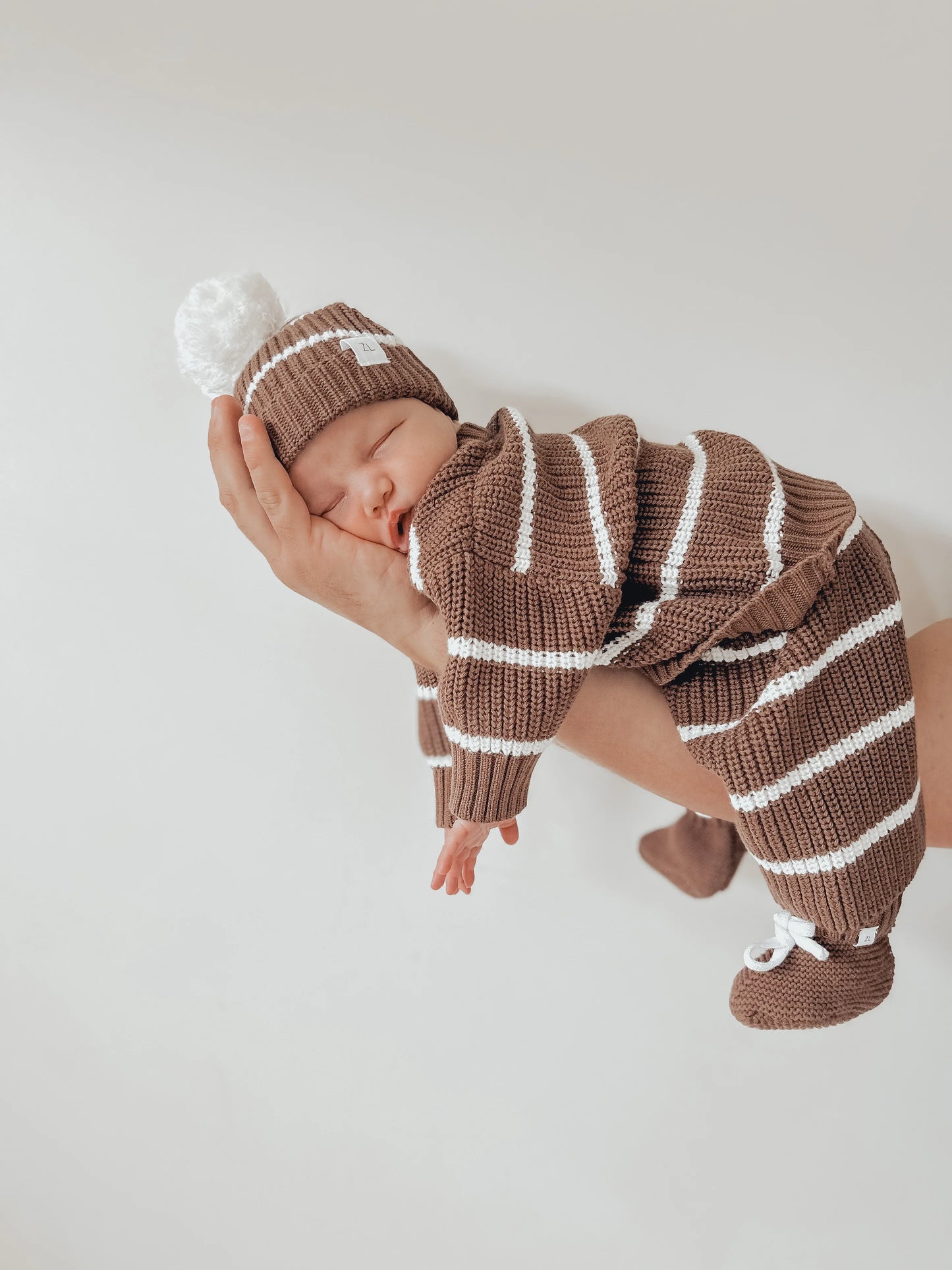 Ziggy Lou Cropped Pants - Chocolate Stripe