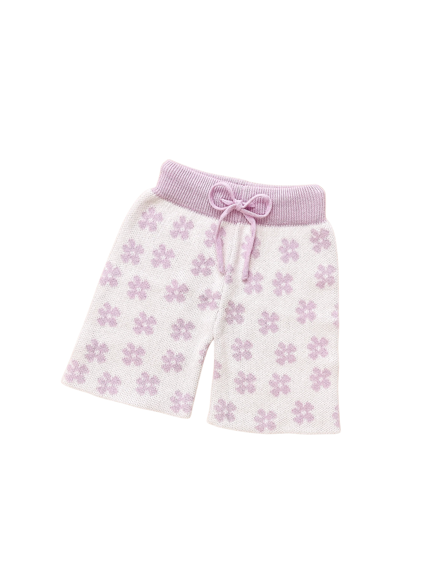 Ziggy Lou Cropped Pants - Lilac Floral
