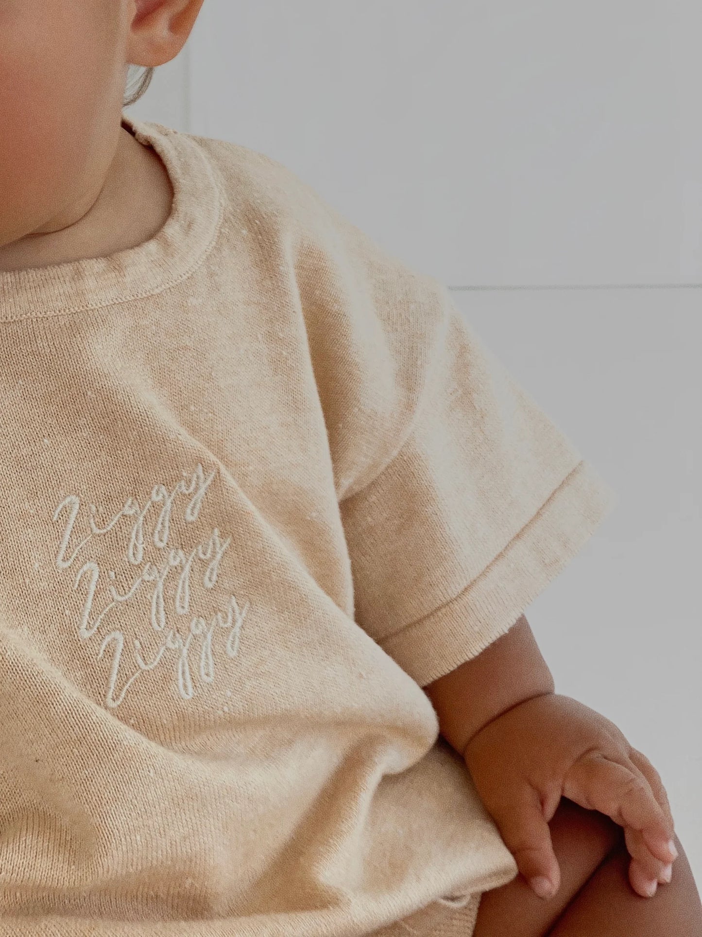 Ziggy Lou Signature Tee - Sand Fleck (Kids)
