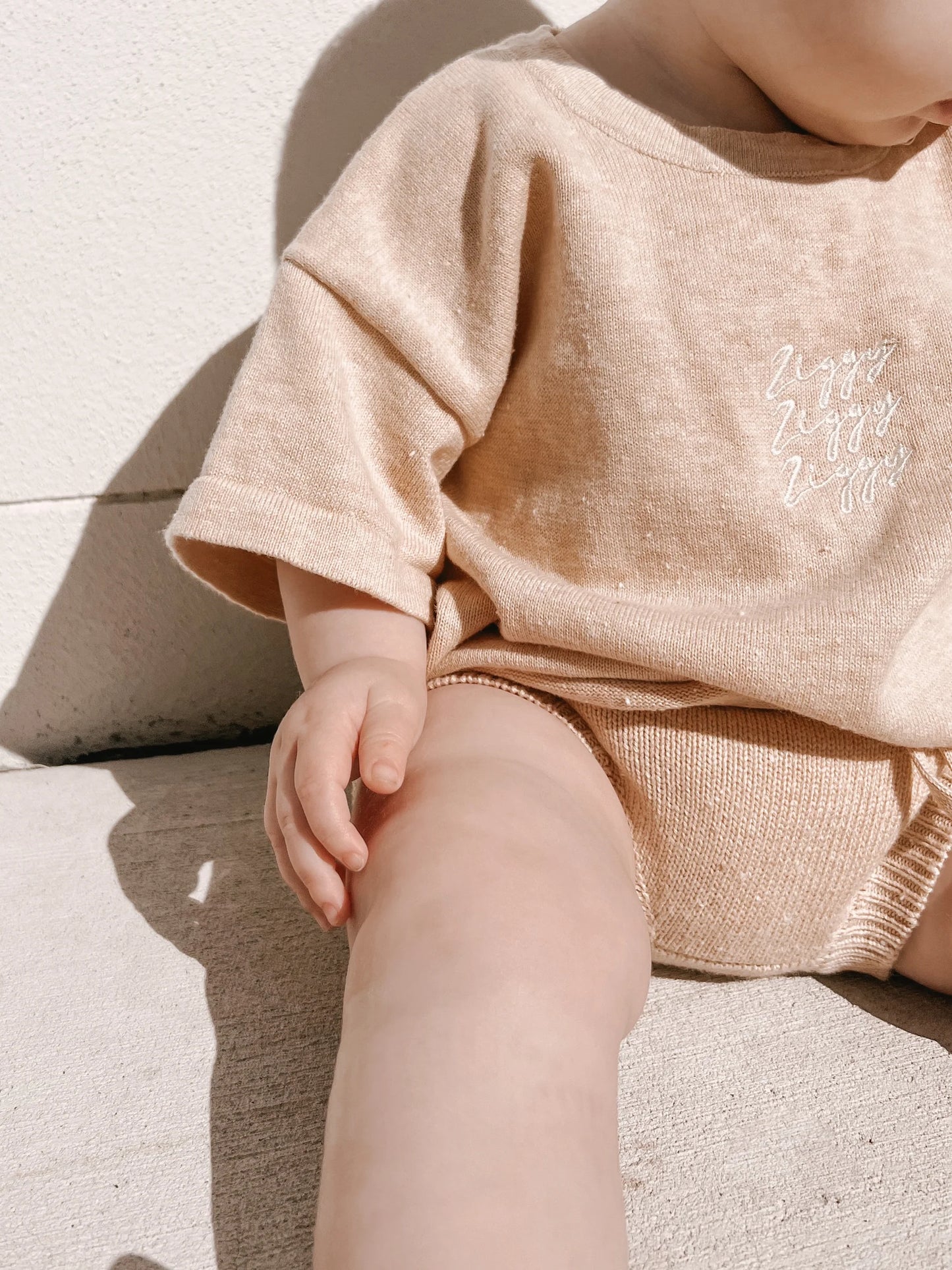 Ziggy Lou Signature Tee - Sand Fleck (Kids)