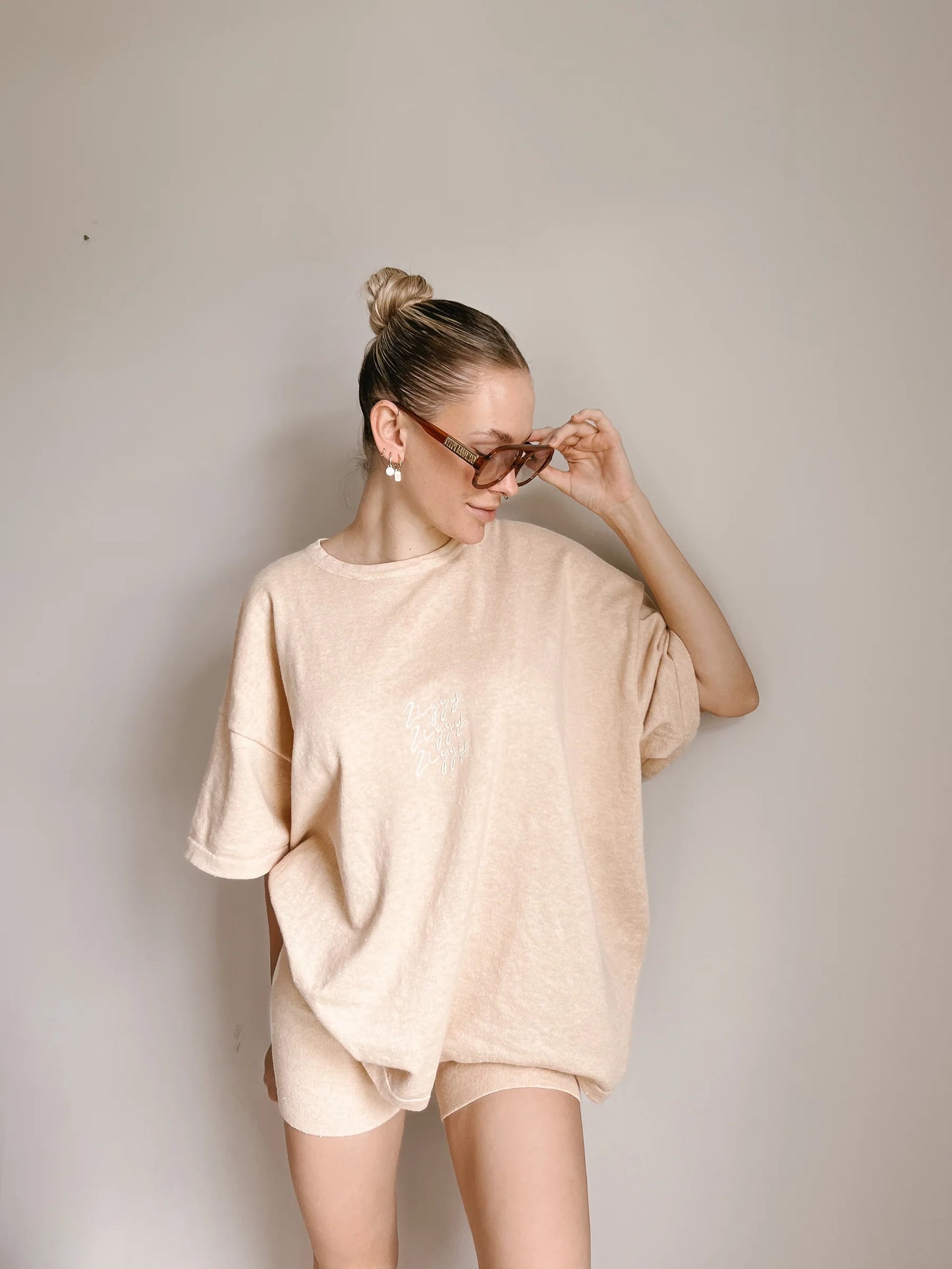 Ziggy Lou Signature Tee - Sand Fleck (Women's)