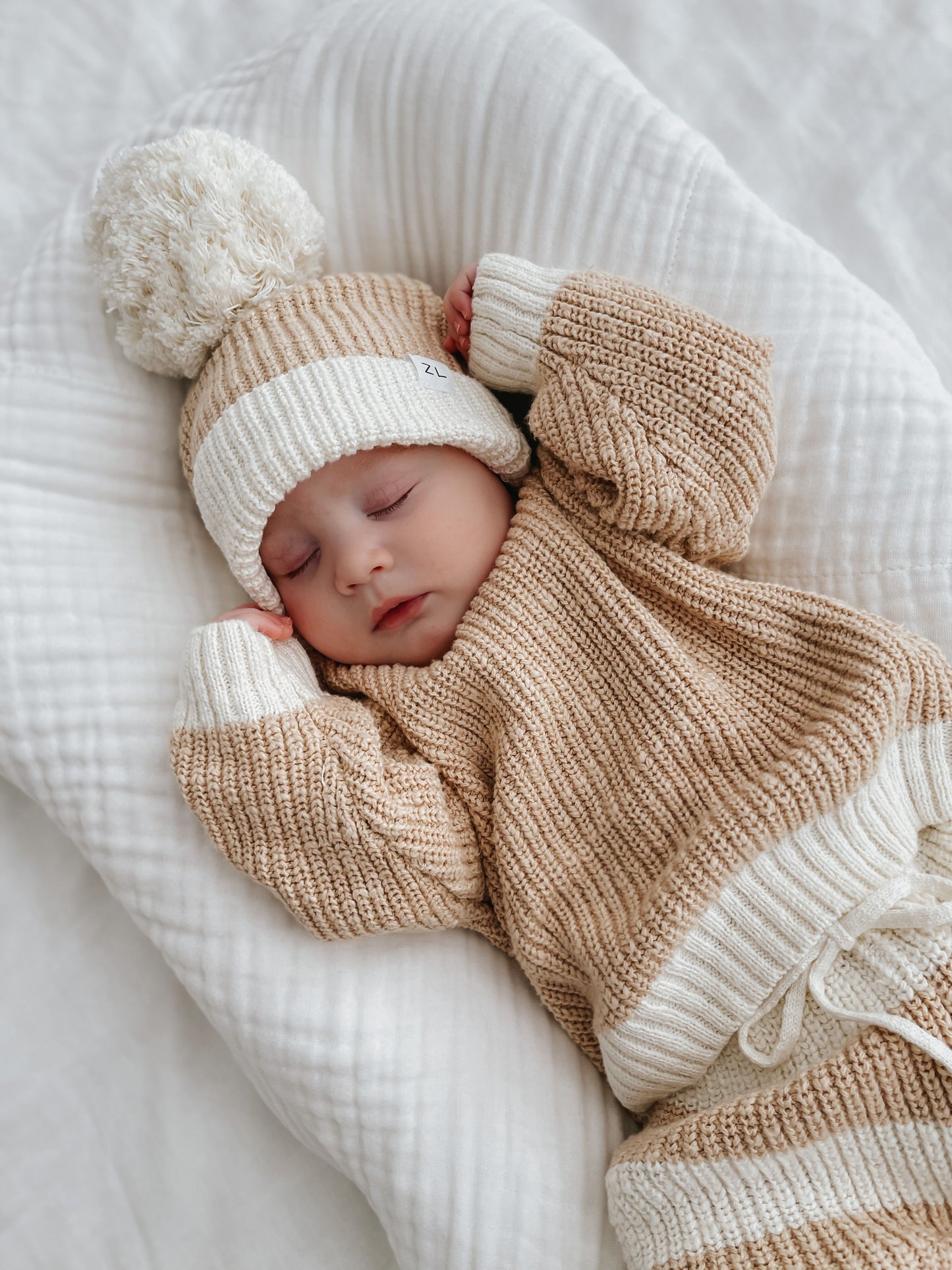 Ziggy Lou Jumper - Two tone wheat