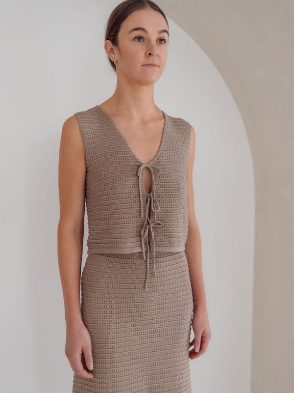 Ziggy Lou Knit Singlet - Milo - Women's