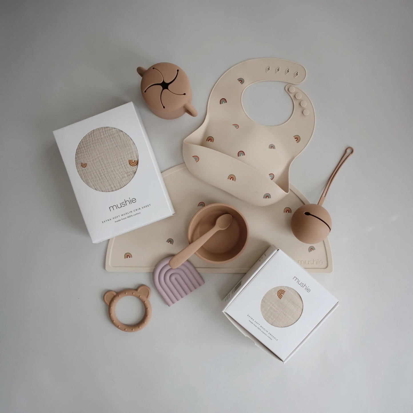 Silicone Baby Bib - Rainbow
