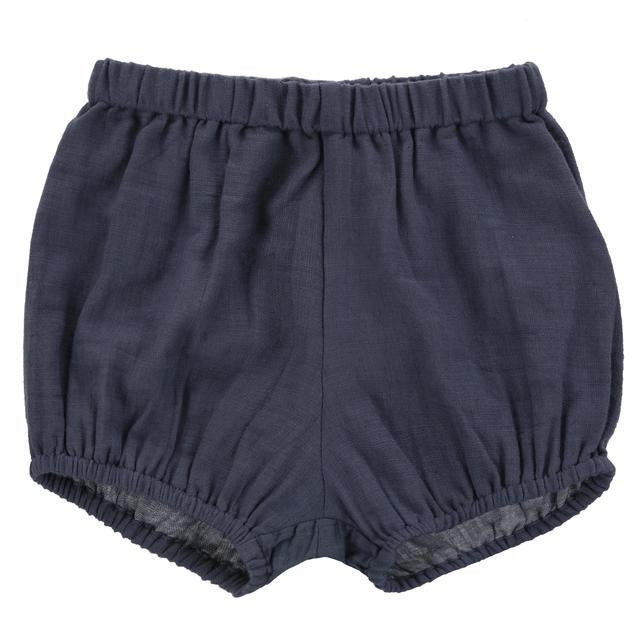 Poppy Bloomers - Ink Blue Muslin - Little Cotton Clothes