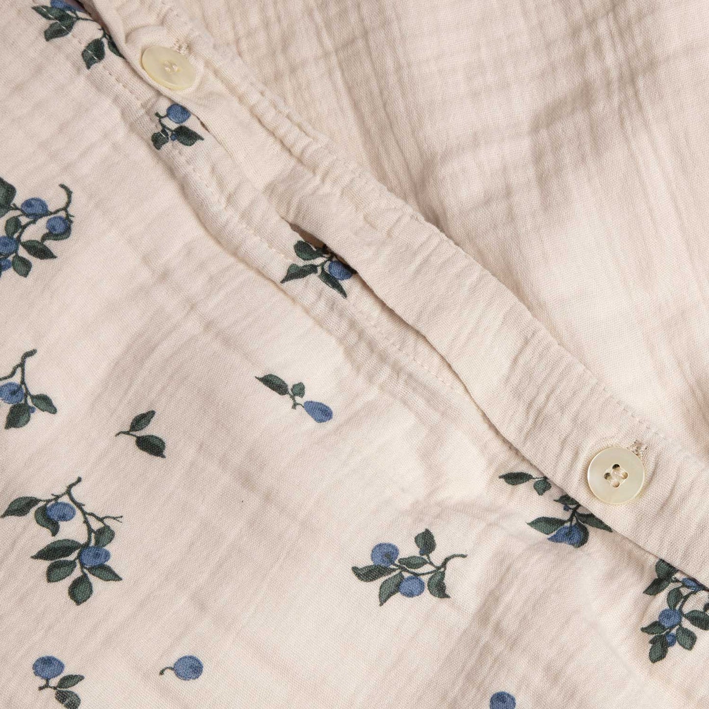 Garbo&Friends Blueberry Muslin Cot Bed Set