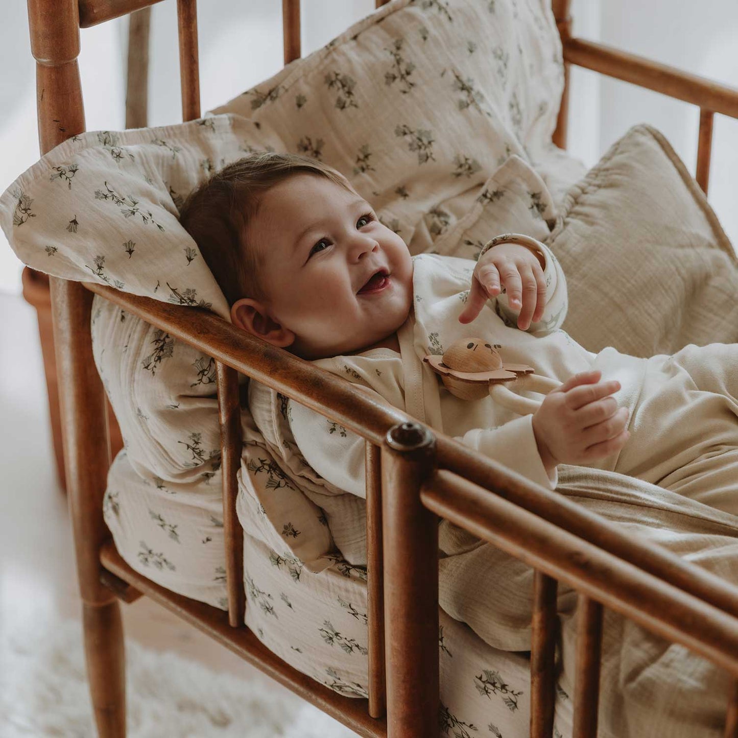 Garbo&Friends Bluebell Muslin Cot Bed Set