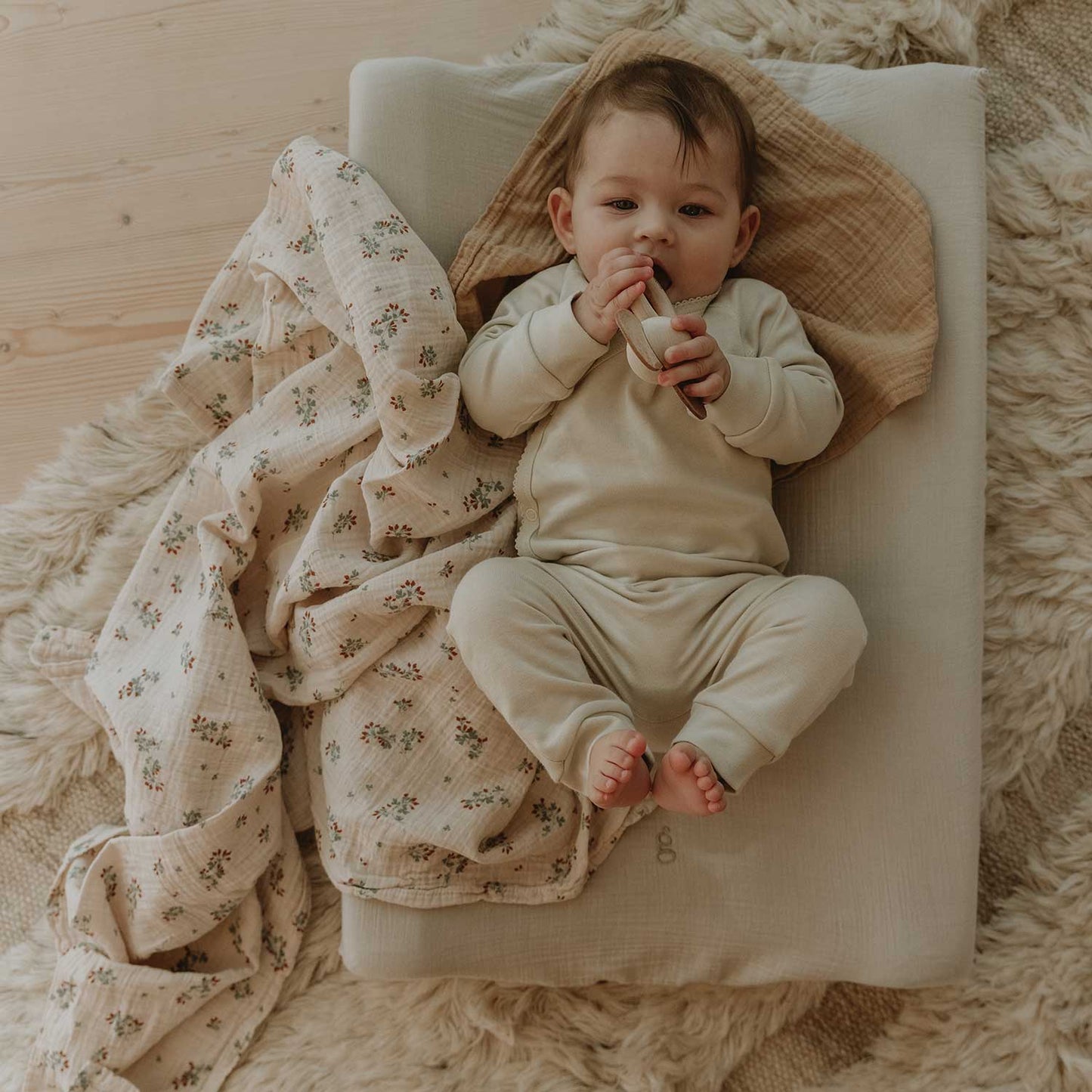 Garbo&Friends Hay Muslin Swaddle Blanket
