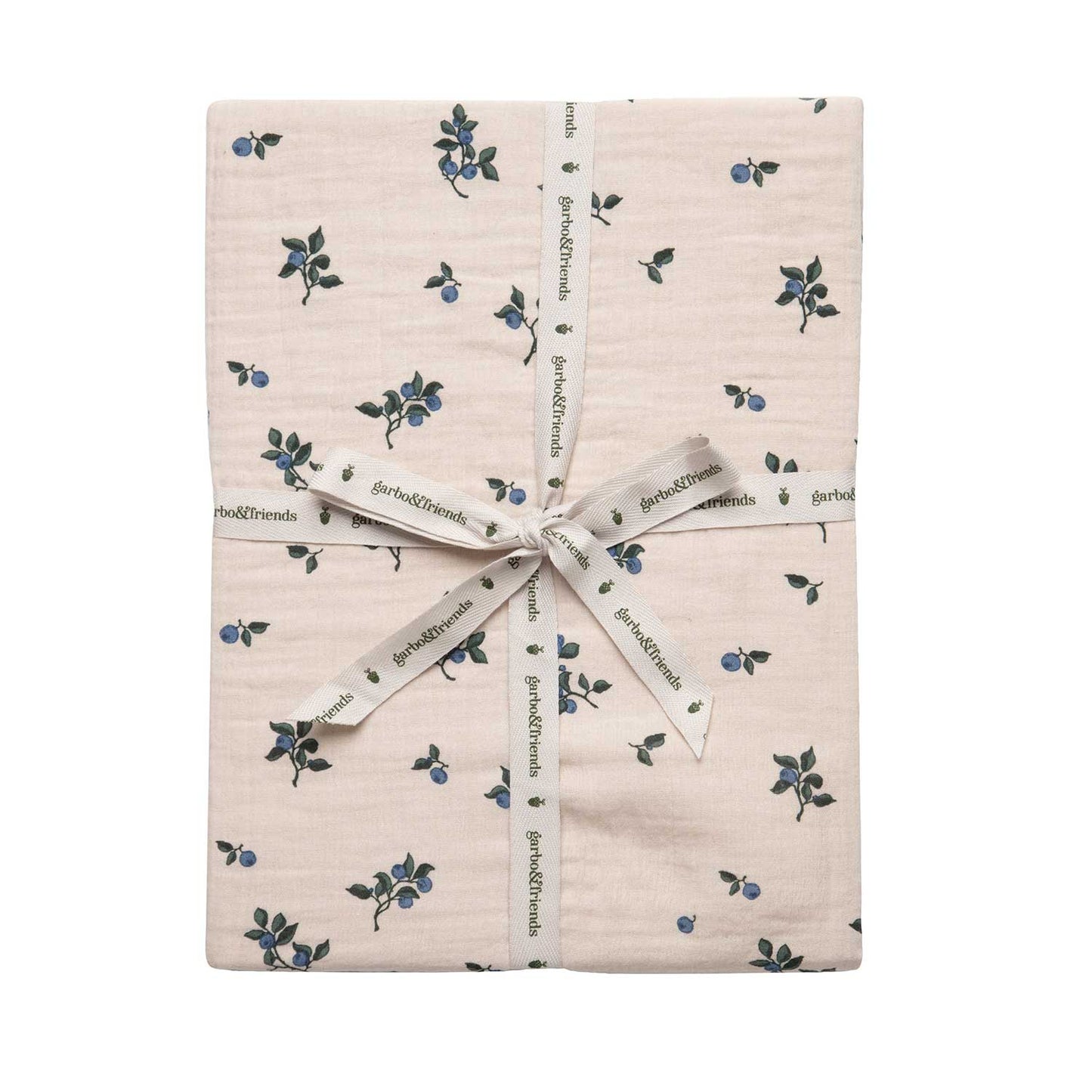Garbo&Friends Blueberry Muslin Cot Fitted Sheet