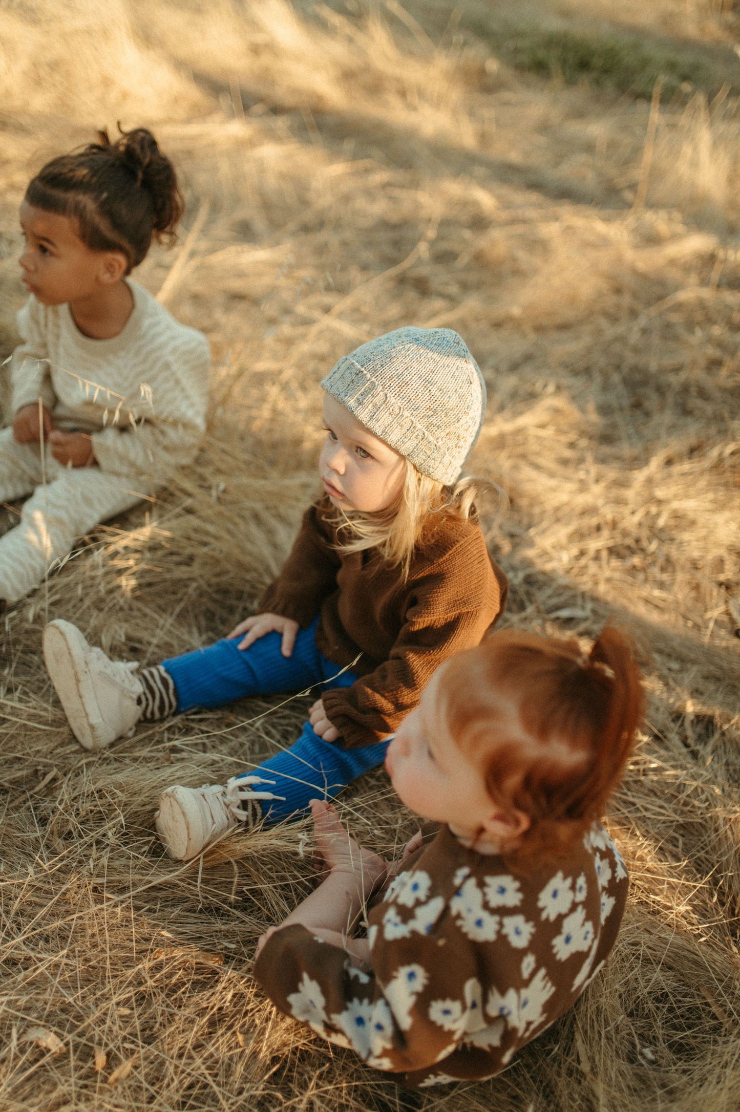 Grown Organic Funfetti Beanie - Sea