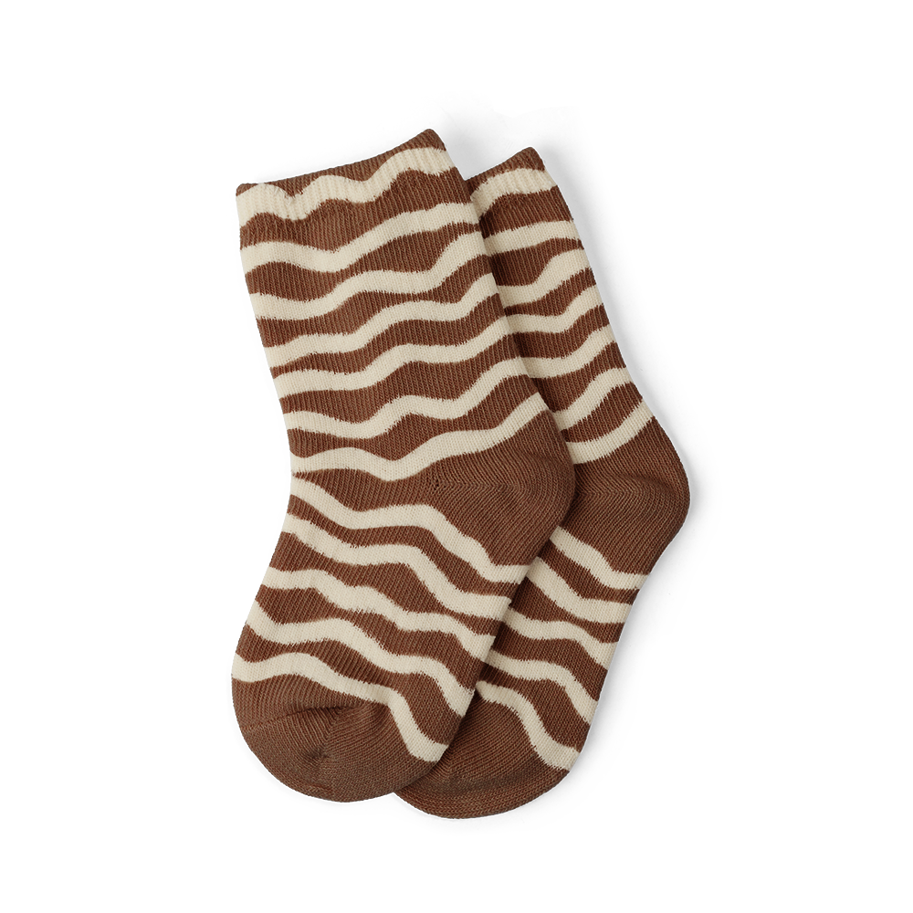 Grown Kids Socks - Espresso River