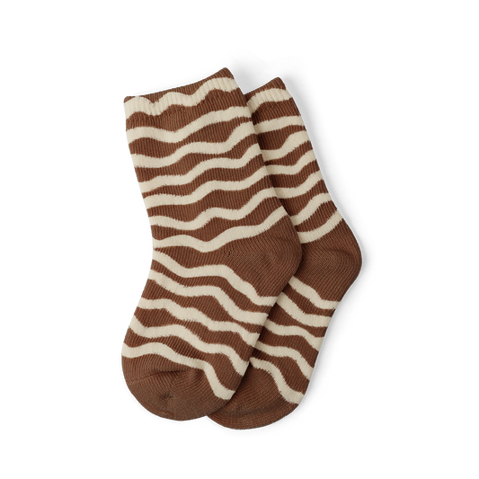 Grown Kids Socks - Espresso River