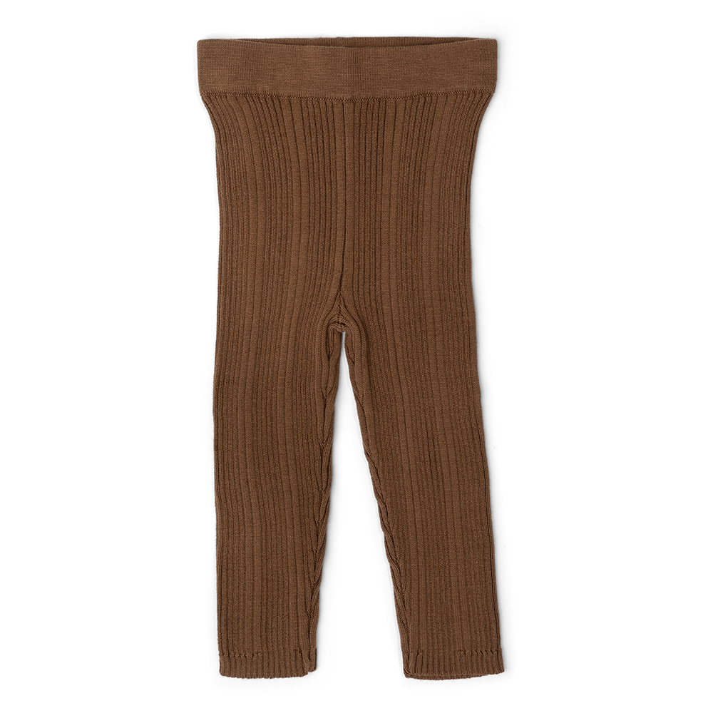 Grown Organic Ribbed Legging - Espresso
