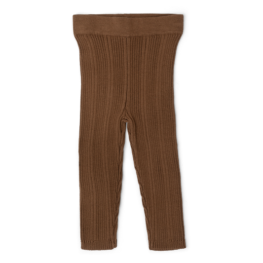 Grown Organic Ribbed Legging - Espresso