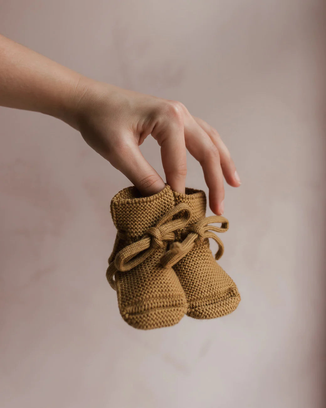 Hvid booties - Ochre