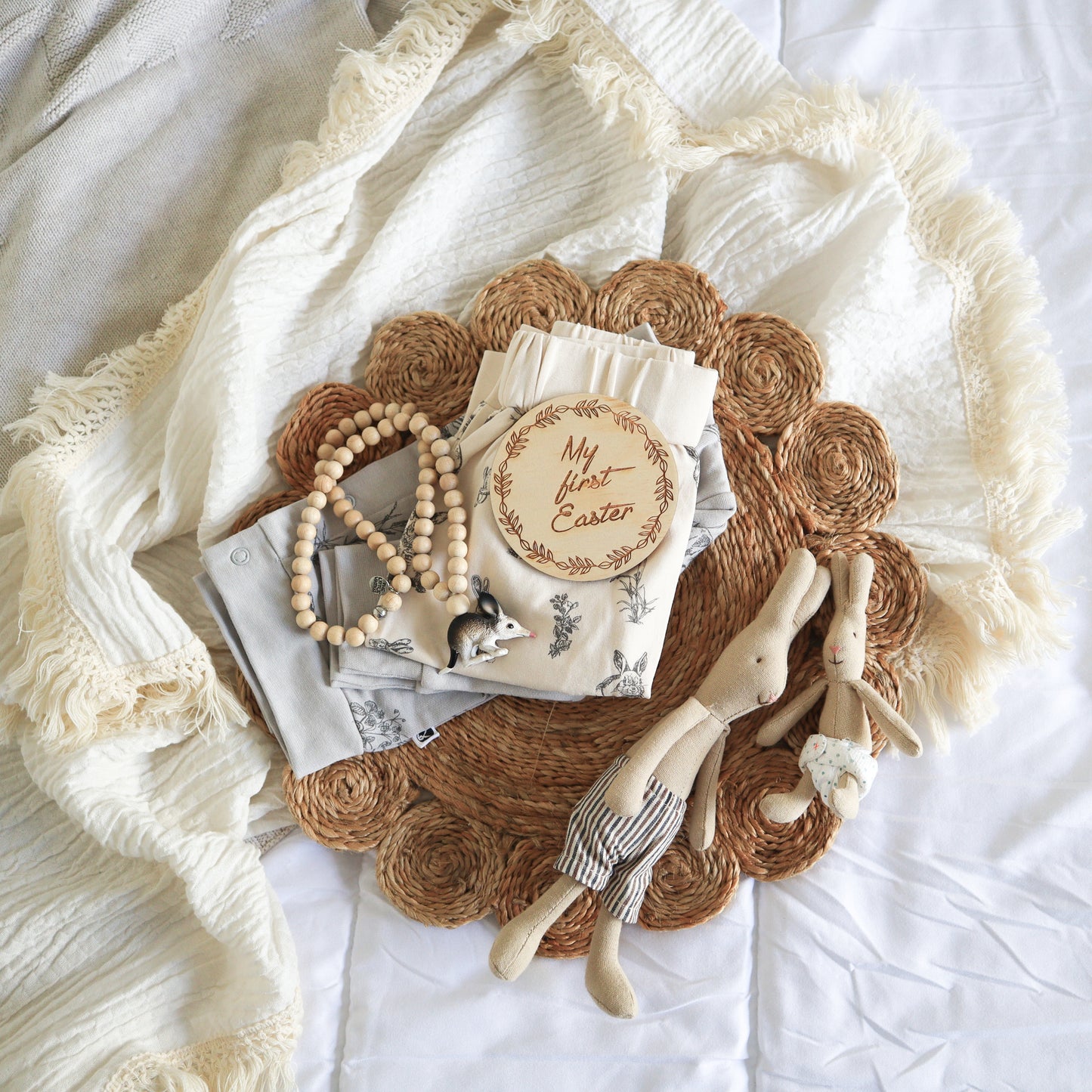Wooden special calendar date discs - Wreath