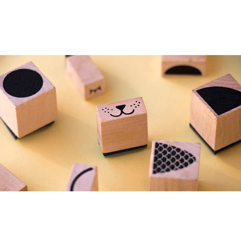 Londji Wooden Stamp Set - Bam! Animals
